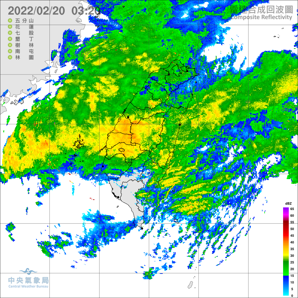 氣象局也發布豪雨特報,提醒在北部、東部等地區慎防雨勢。(氣象局提供)