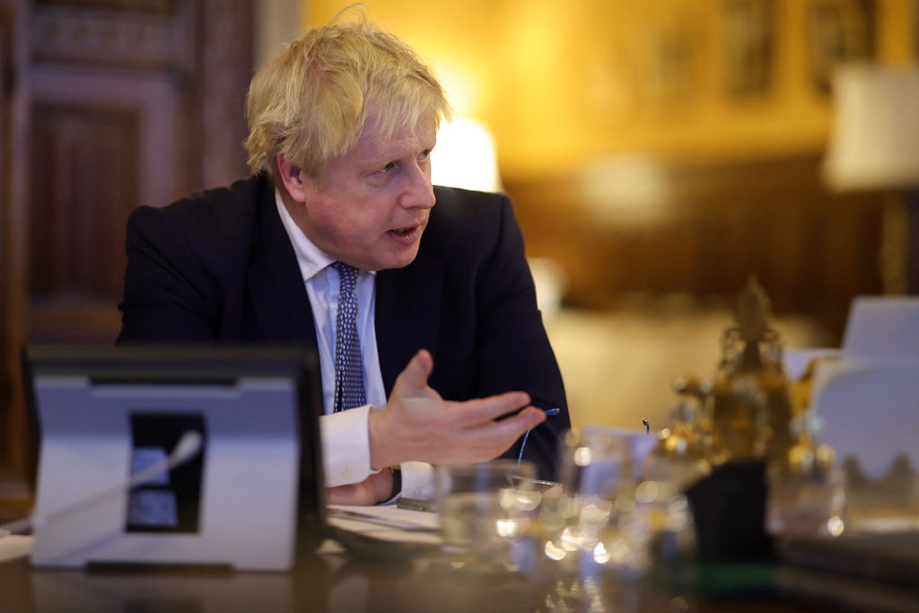 強生表示，若烏克蘭遭入侵，這樣的消息將會影響全世界。（翻攝自Boris Johnson facebook）