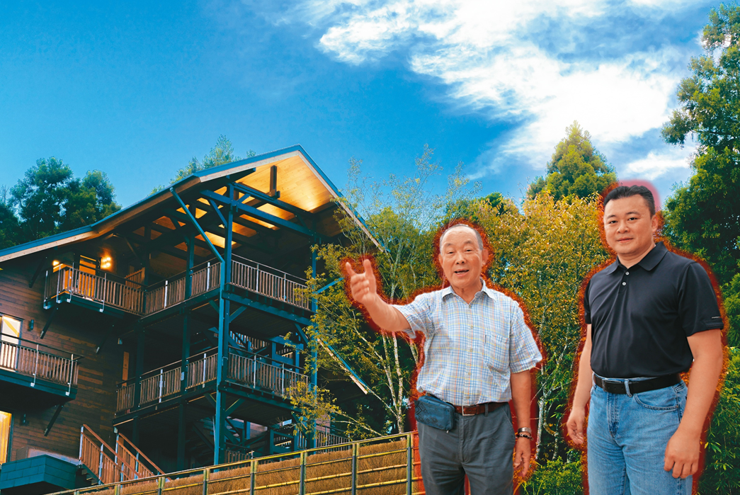 位在溪頭的溪山行館是蔡其建父子進軍飯店業的第一樁代表作。（寶元紀提供）