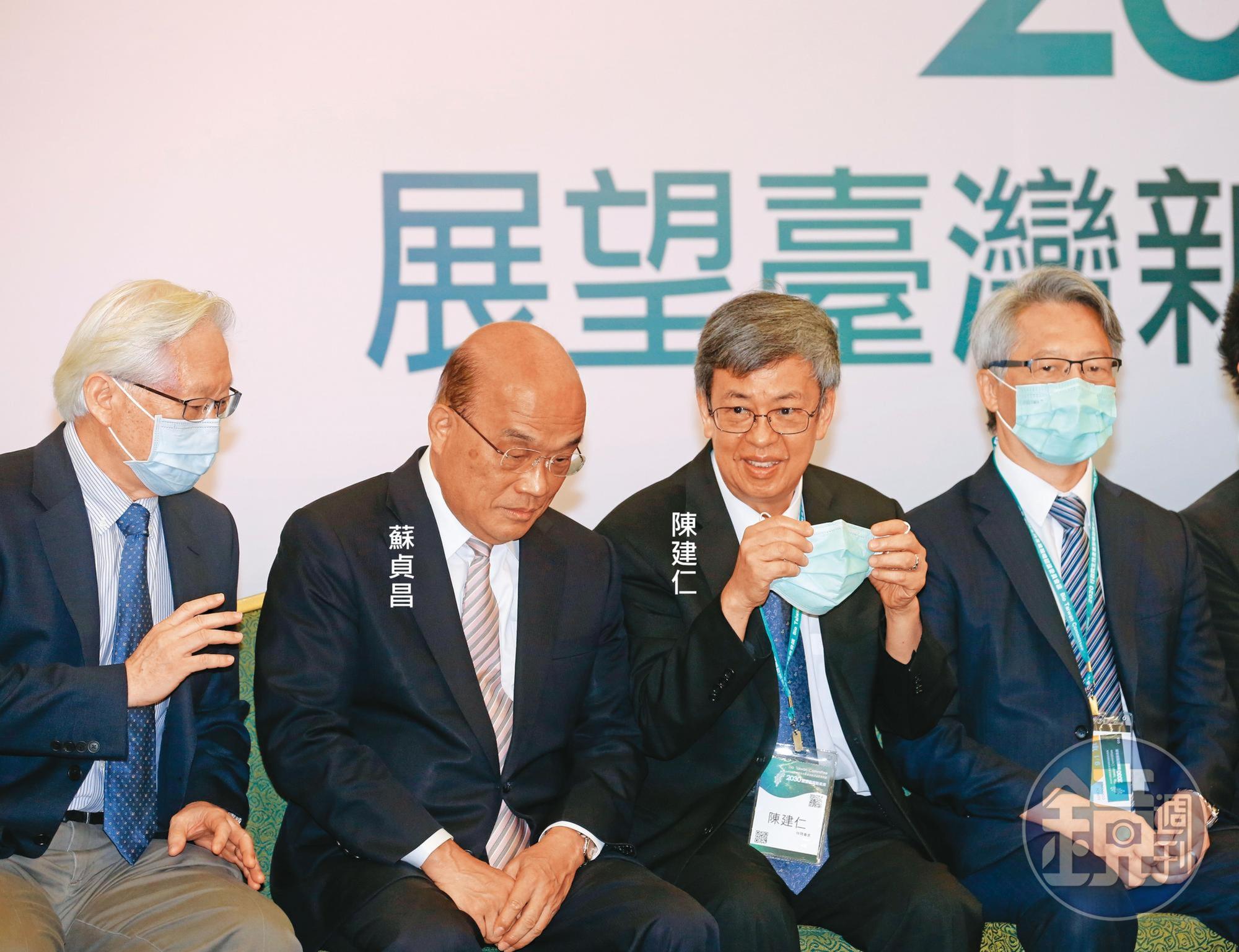 避免黨內天王上演「閣揆保衛戰」內鬥,陳建仁早被黨內視為是「後小英時代」可能出線的閣揆人選。