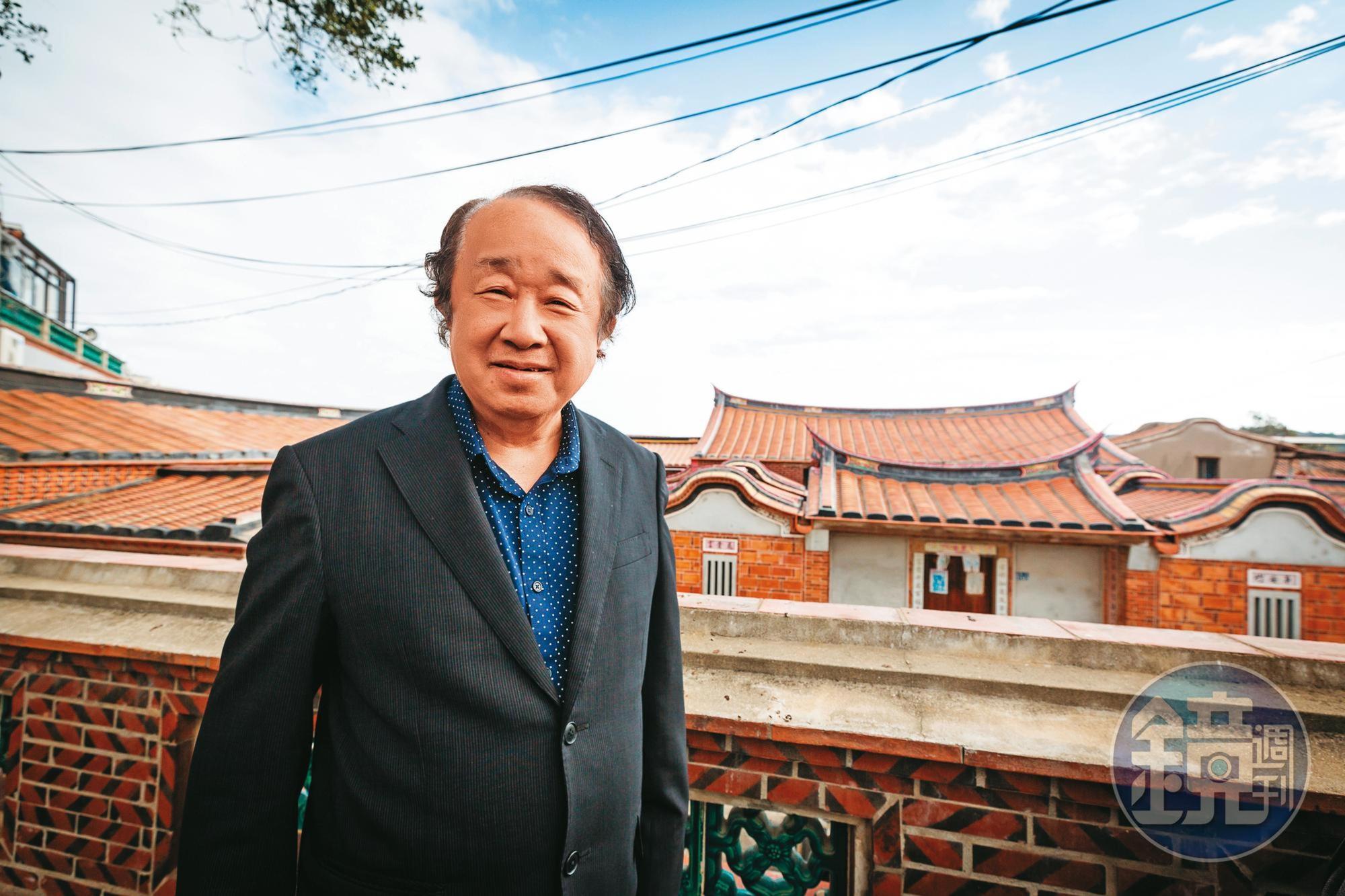 深居簡出的潘思源，論語說「人生七十而從心所欲」正是他的生活寫照。