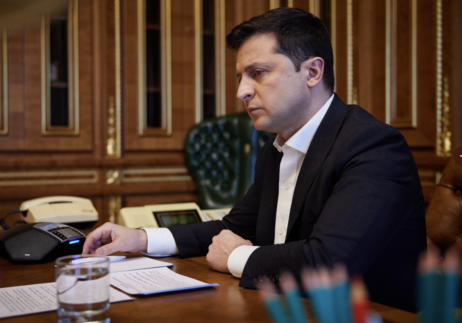 烏克蘭總統澤連斯基批俄羅斯破壞和平。（翻攝Volodymyr Zelenskiy推特）