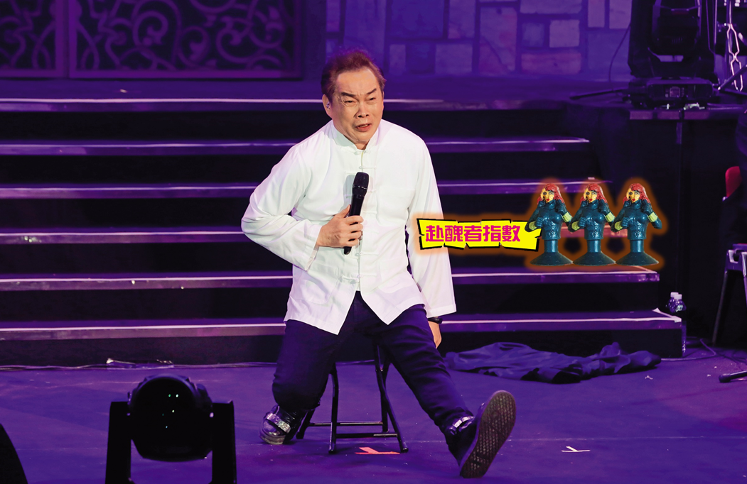 康康模仿好友阿吉仔，但卻自認長得像劉德華，卡車輾過的華仔？賣鬧啊。