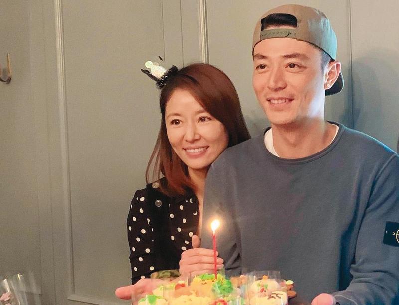 霍建華（右）老穿同套衣服，曾被粉絲批評。（翻攝林心如IG）