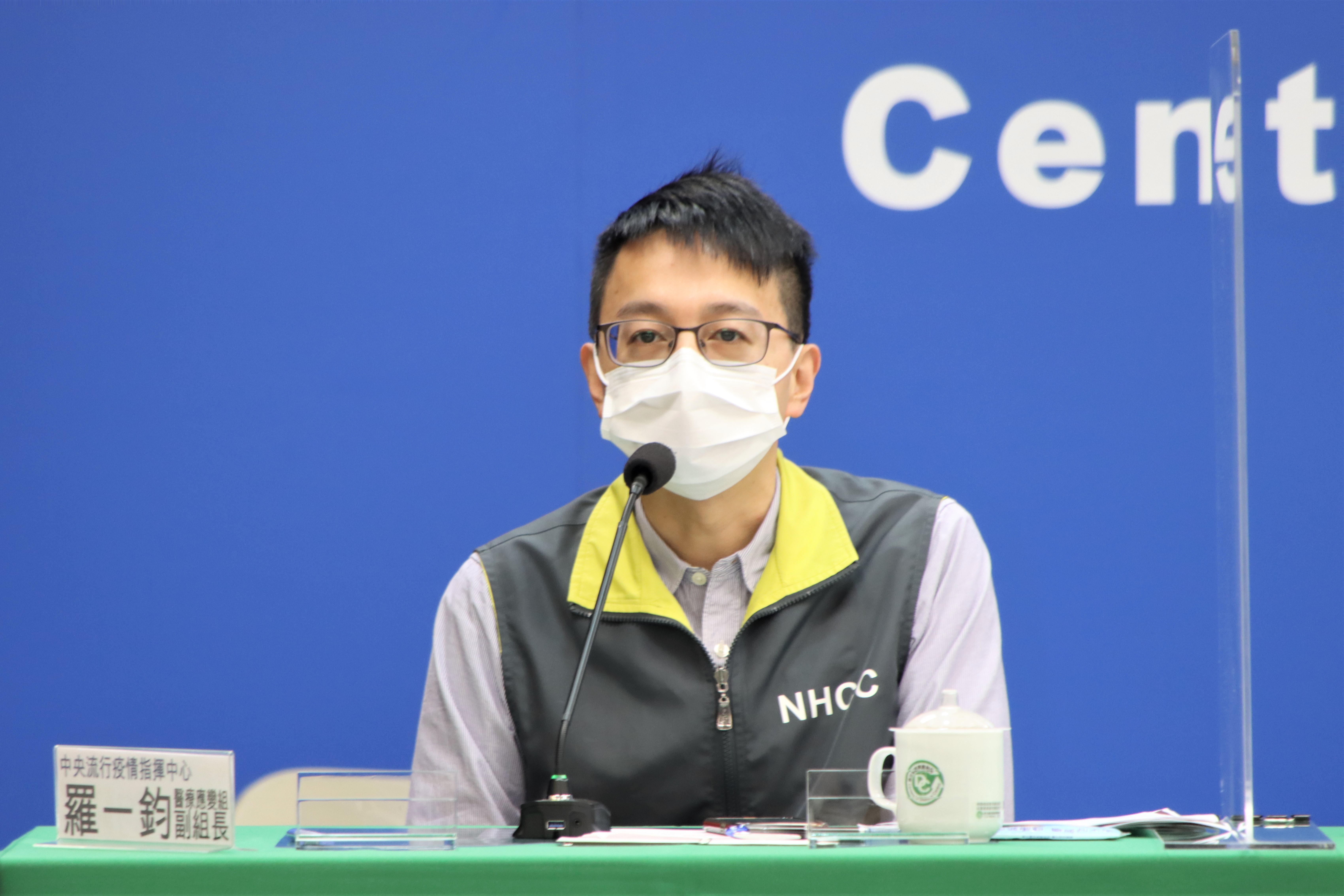 針對吳慷仁新戲有工作人員抱怨，拍攝地會穿梭隔離病房，指揮中心回應是一場誤會。（指揮中心提供）