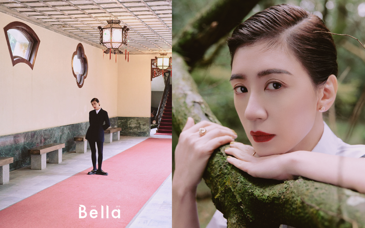 賈靜雯登上《cittá Bella儂儂》2月號特別版封面。（《cittá Bella儂儂》提供）