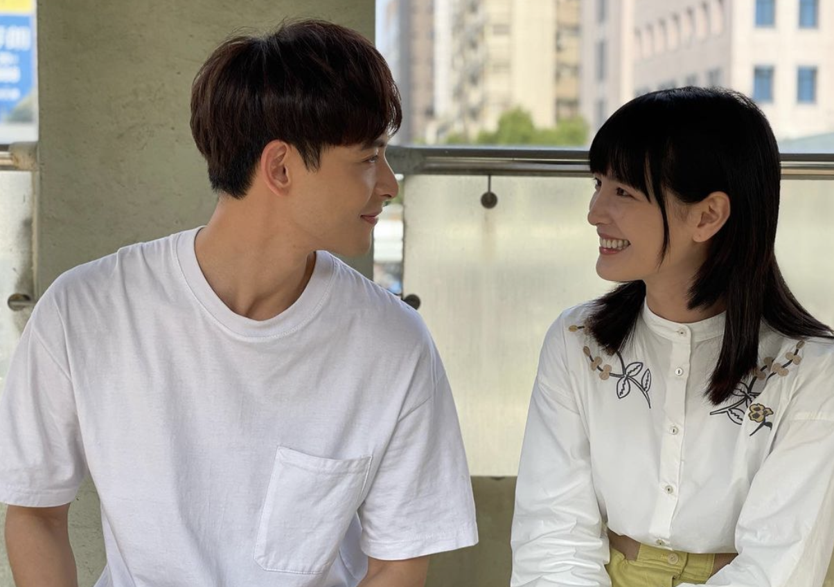 連晨翔（左）與吳子霏（右）在宣傳期間的互動就充滿好感。（翻攝自吳子霏IG）