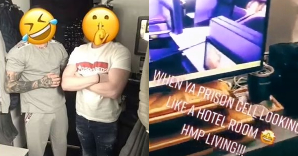 囚犯上抖音分享自己的監獄生活。（翻攝自抖音）