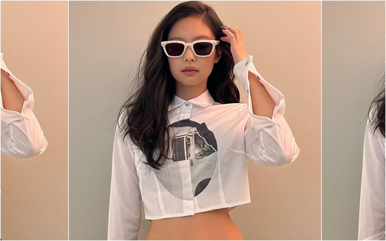 BLACKPINK的Jennie二度與Gentle Monster合作推出「Jentle Garden」聯名系列，將於三月中上市。（溥儀眼鏡提供）