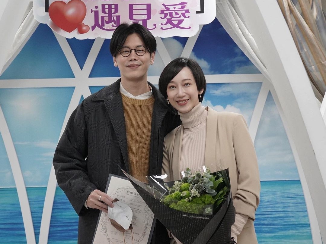 林涵與交往近6年的男友Q 23日登記結婚，正式成為彼此伴侶。（翻攝自林涵IG）