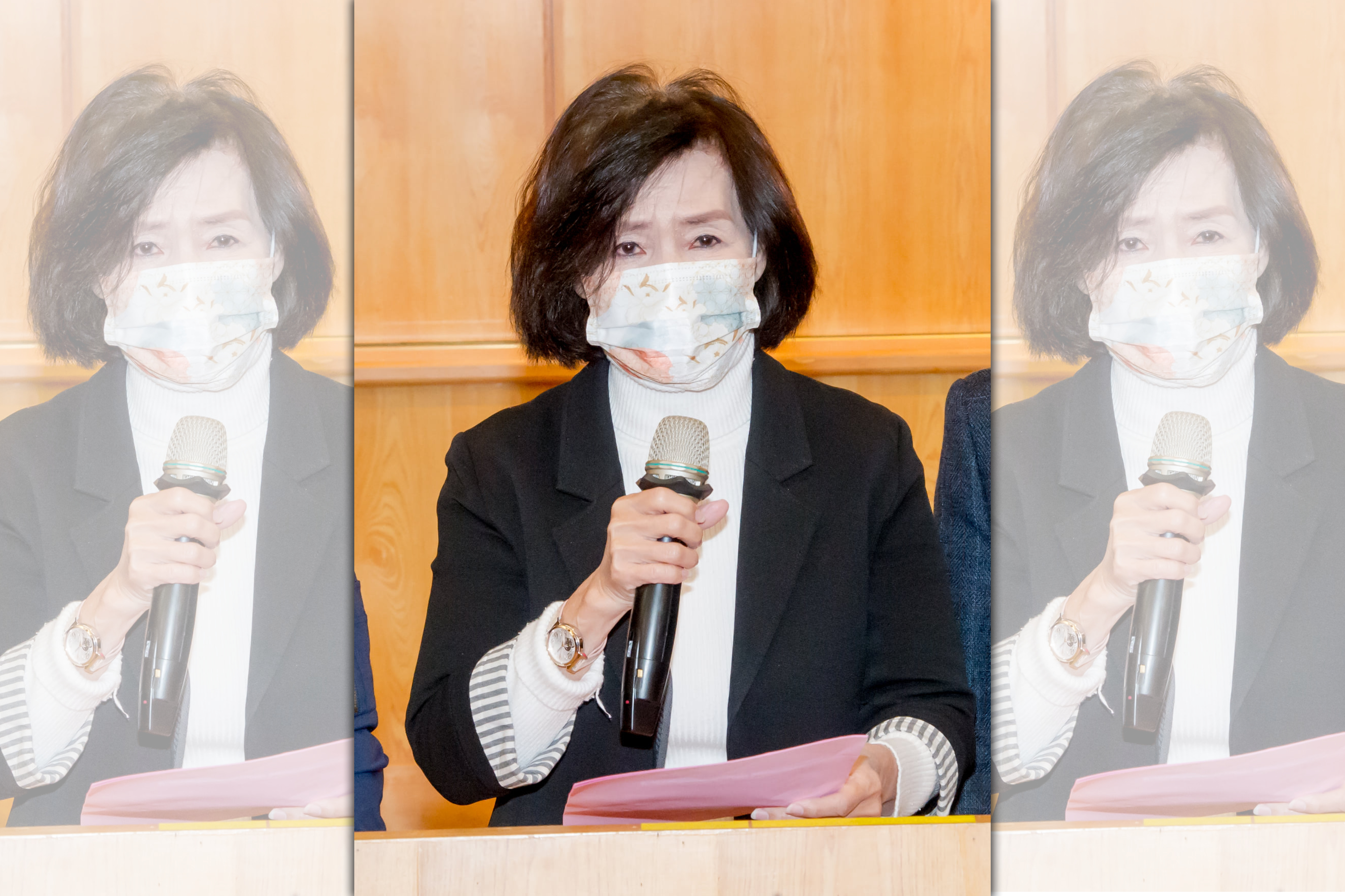 林姿妙以80萬交保,並召開記者會向外界說明。(翻攝自林姿妙臉書)