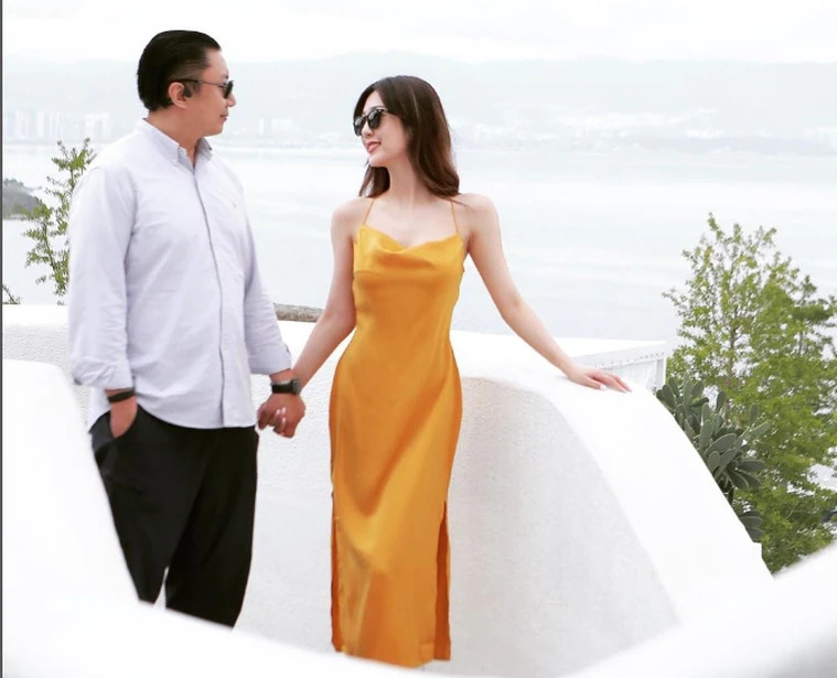 邱士楷和女友Ariel傳出訂婚消息。（翻攝自Ariel IG）