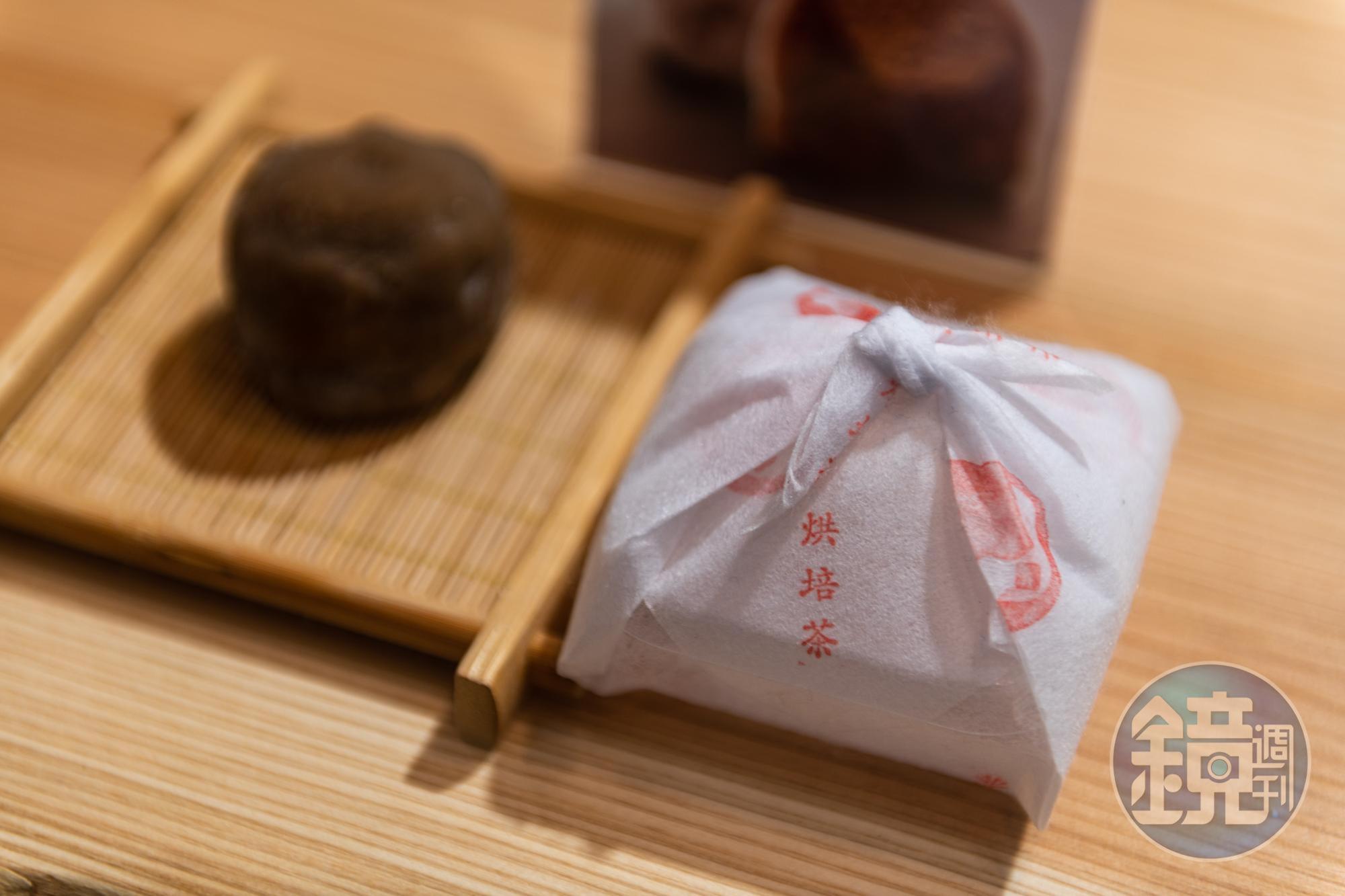 大福包裝有如風呂敷，都是原健介一個個手工綁好的。