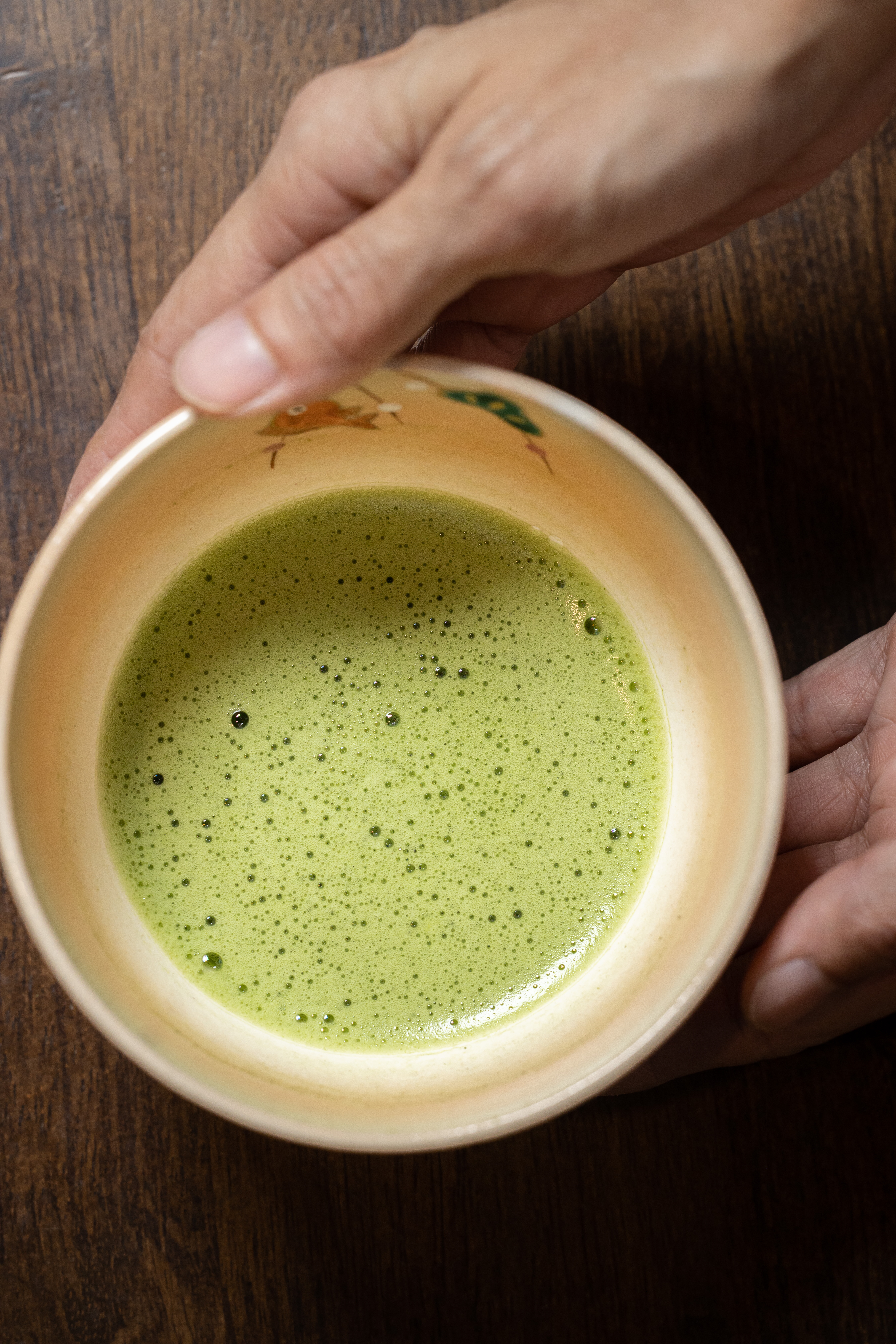 「現刷抹茶」可依個人喜好選擇品牌。(150元起/碗)