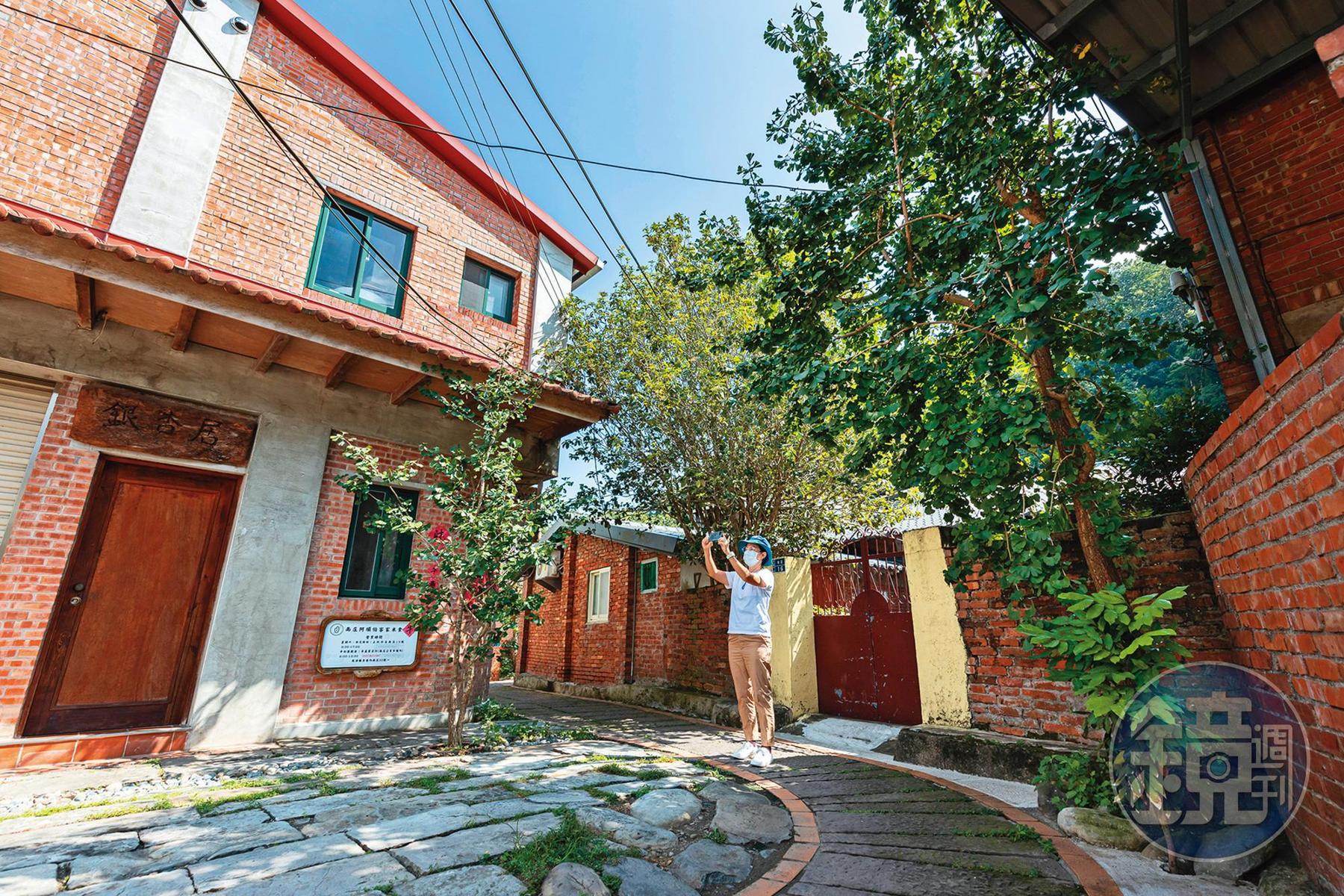 走在「上崁子」小徑上，有種時空被凍結在採礦與伐木業正興盛的50、60年代。