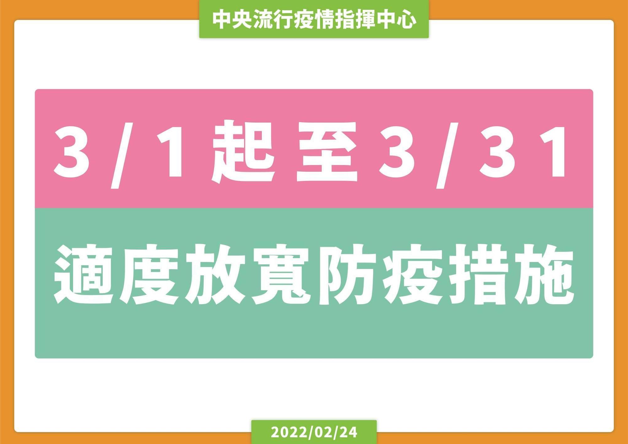 指揮中心將廢除防疫警戒分級,改為滾動式調整防疫措施。(指揮中心提供)