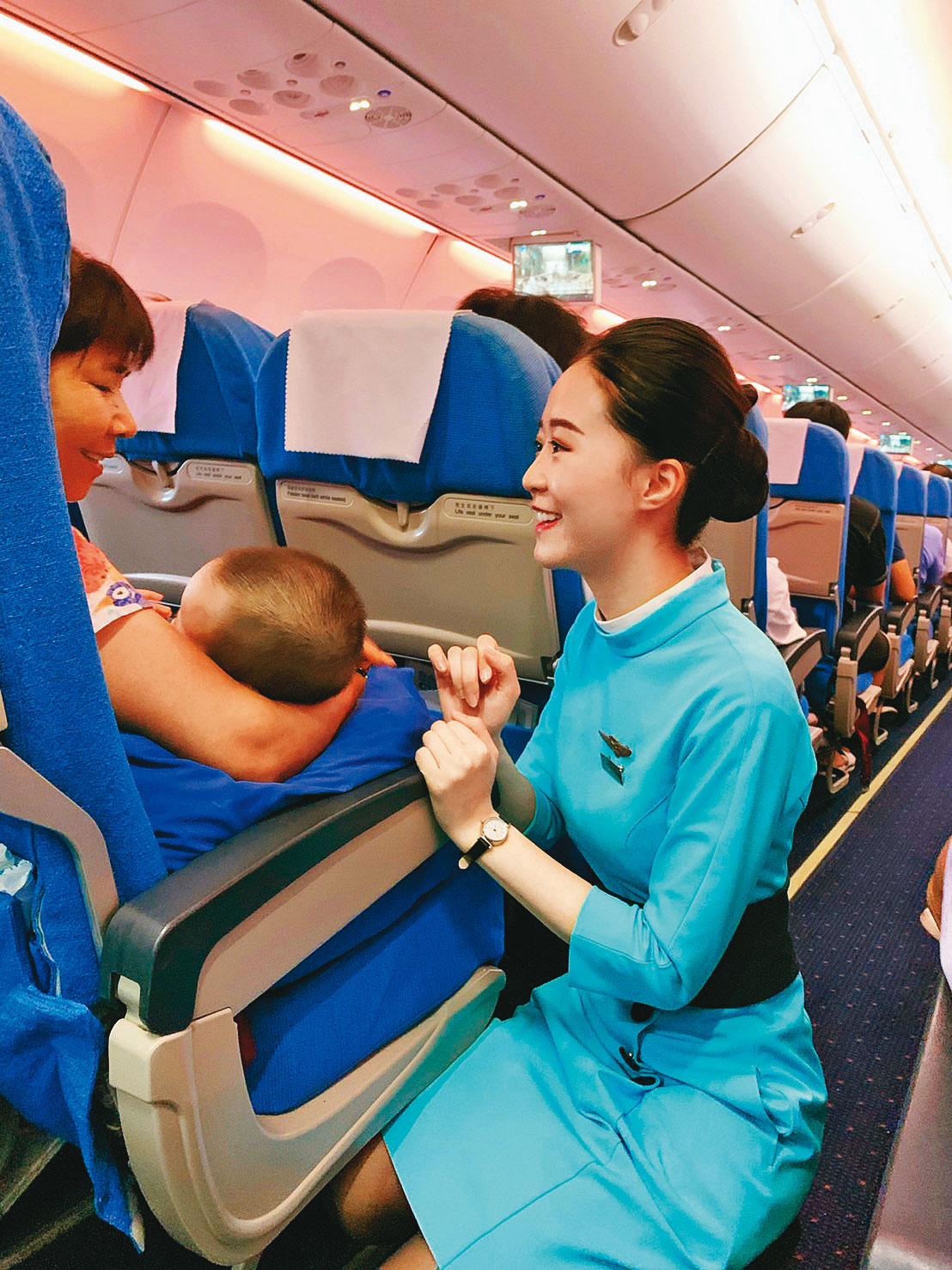 劉亭妤在廈門航空任職1年半,遇上疫情,讓她被迫重新思考人生。(劉亭妤提供)