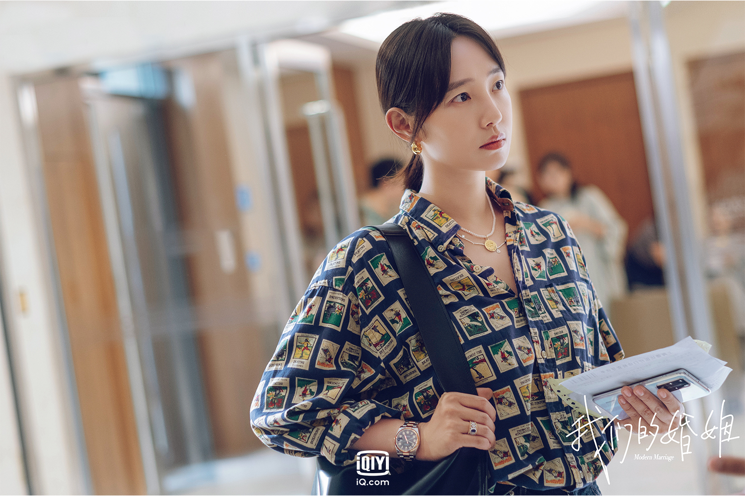 白百何睽違4年小銀幕攜《我們的婚姻》回歸。（愛奇藝國際站提供）