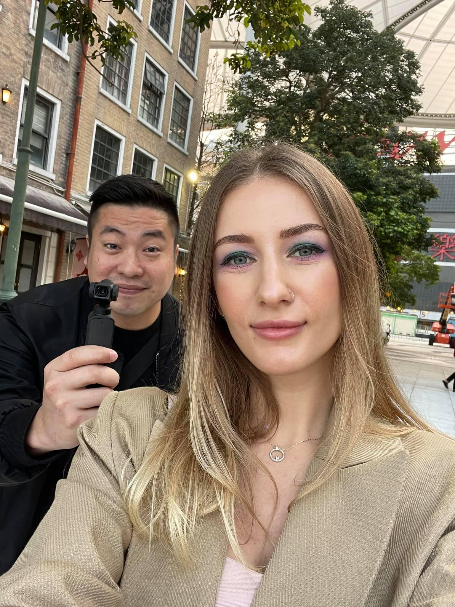 來自烏克蘭的台灣媳婦譚雅呼籲全球關注並支持烏克蘭抵禦俄羅斯的入侵。（翻攝自臉書我與我的烏克蘭老婆Tanya）