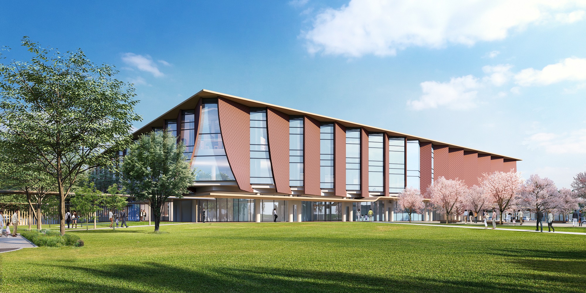 「新石川縣立圖書館」將於今年7月開幕。（石川縣台灣推廣事務所提供）