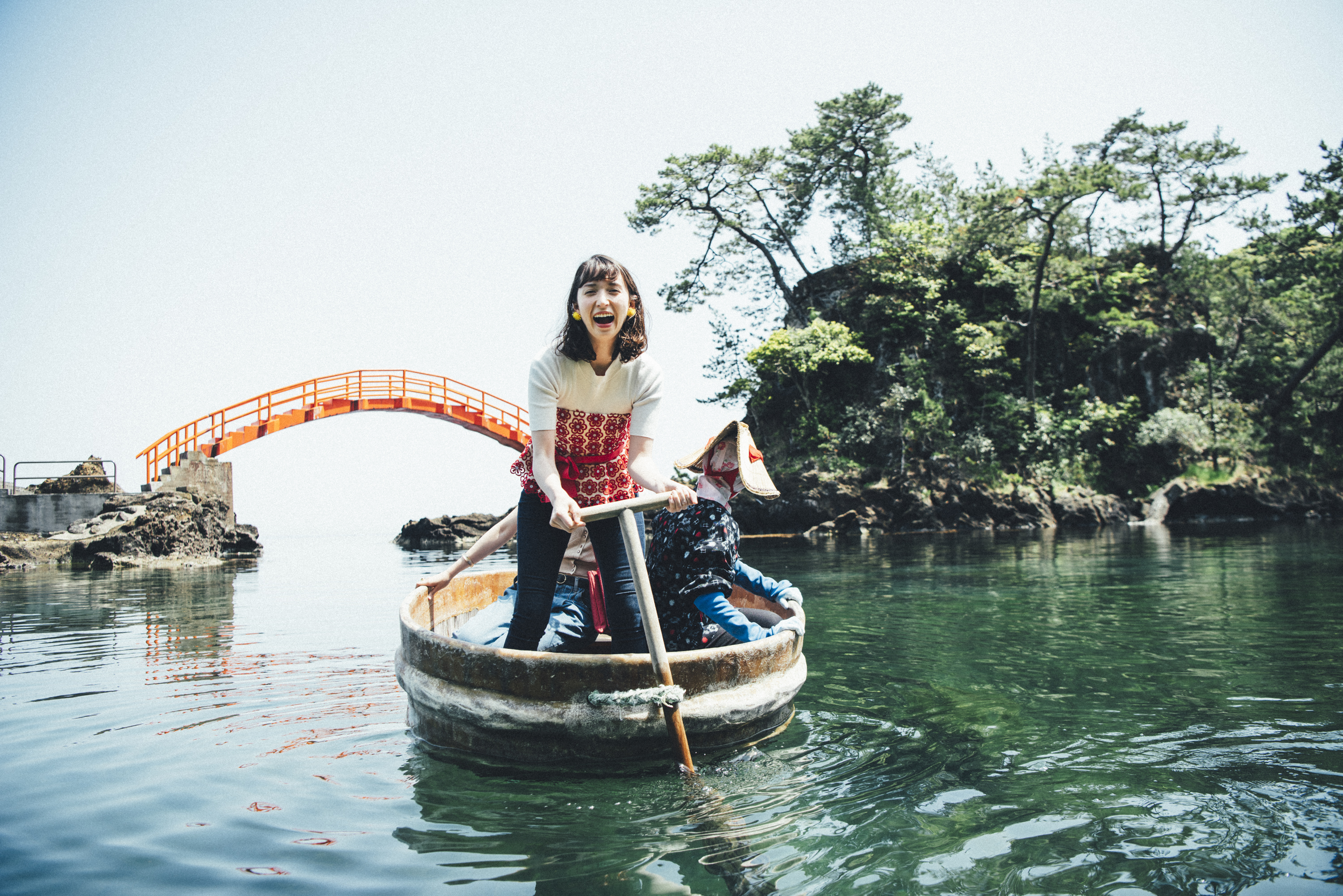 在228連假登場的「屏東‧日本友好感謝祭」中，也會有新潟縣佐渡市的小盆舟體驗的介紹。（屏東縣政府提供）