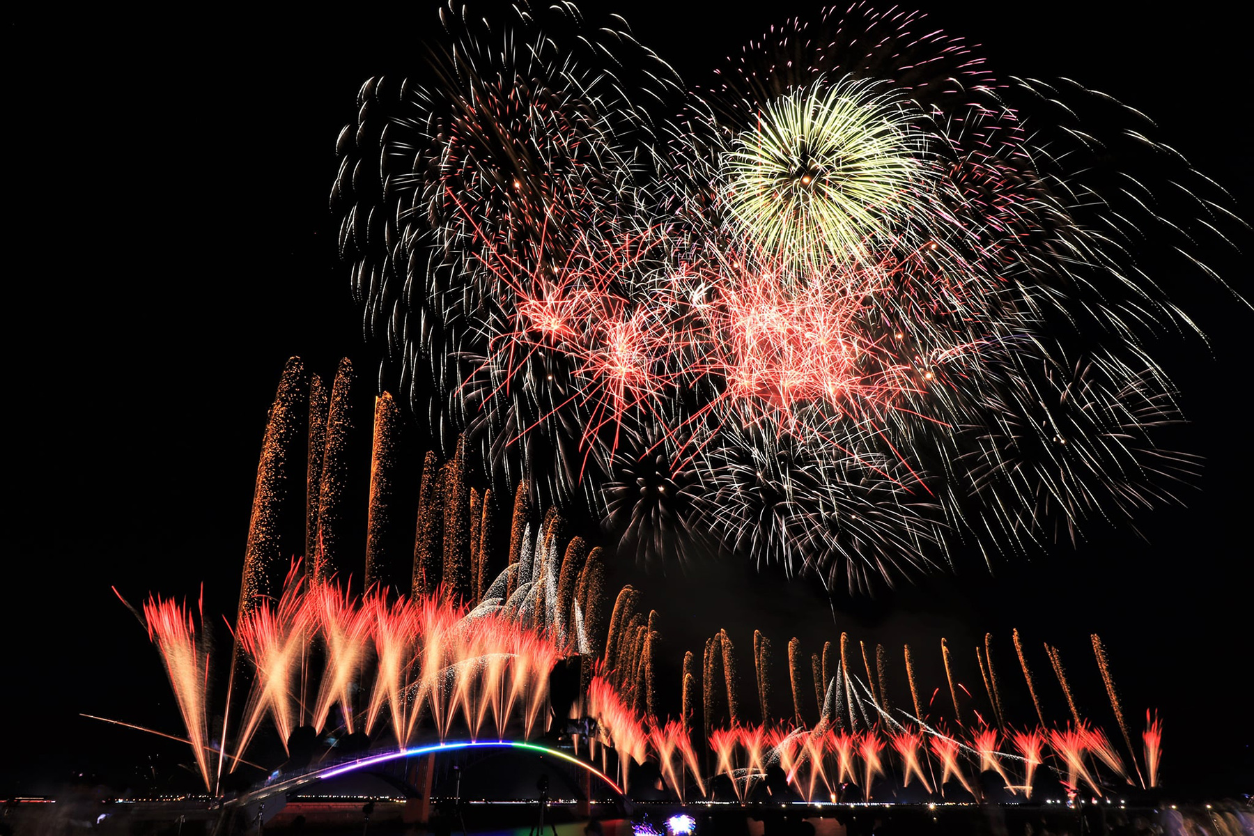 2022年的澎湖花火節格外讓人期待，許多旅客更是搶先卡位提前預訂。（KLOOK提供）