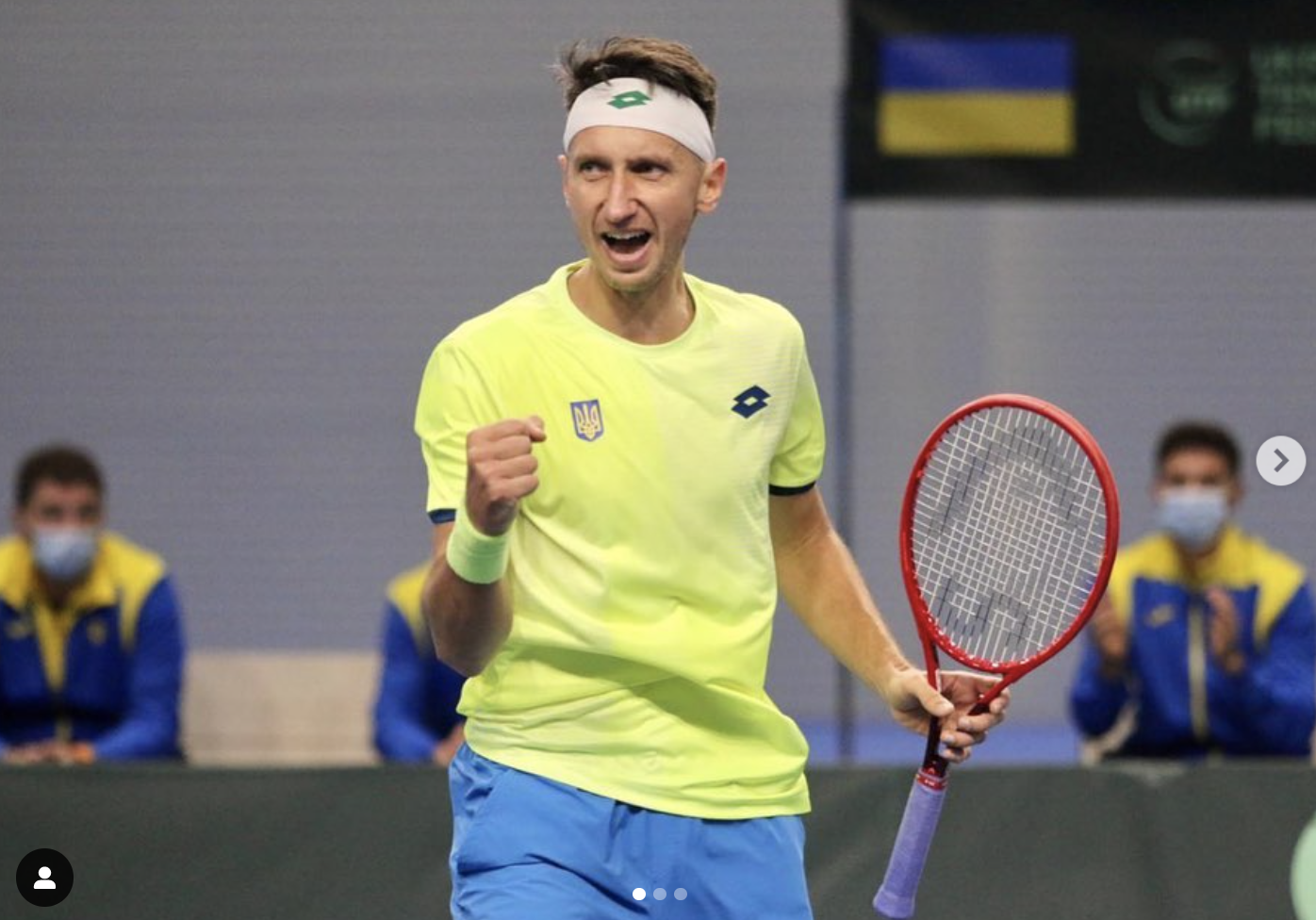 斯塔霍斯基表示已報名加入烏克蘭後備軍，參與抵抗俄羅斯的侵略。（翻攝Sergiy Stakhovsky IG）