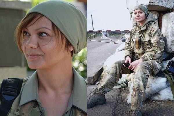 有「國民女兵」之稱的烏克蘭士兵琳娜茨維拉(Iryna Tsvila)同時也是5個孩子母親,但最新消息指出她在基輔近郊戰死。(翻攝自推特)
