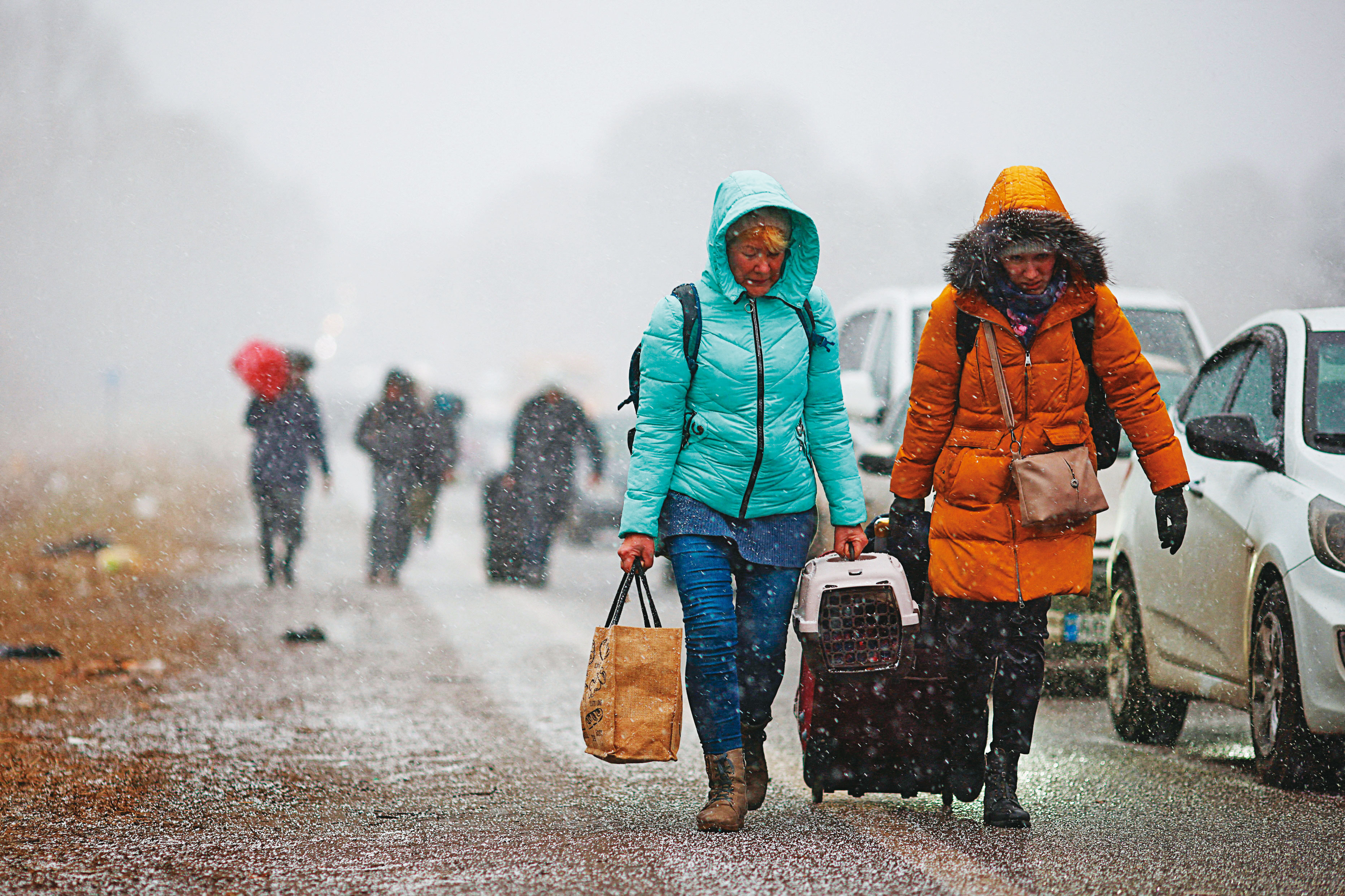 俄羅斯出兵烏克蘭，在國際投下震撼彈。（達志影像）