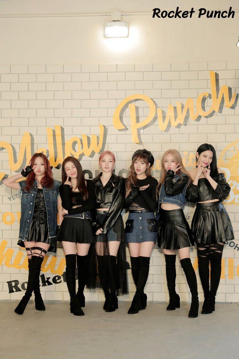 ROCKET PUNCH充滿青春活力,六名成員都非常可愛。(翻攝ROCKET PUNCH Twitter)
