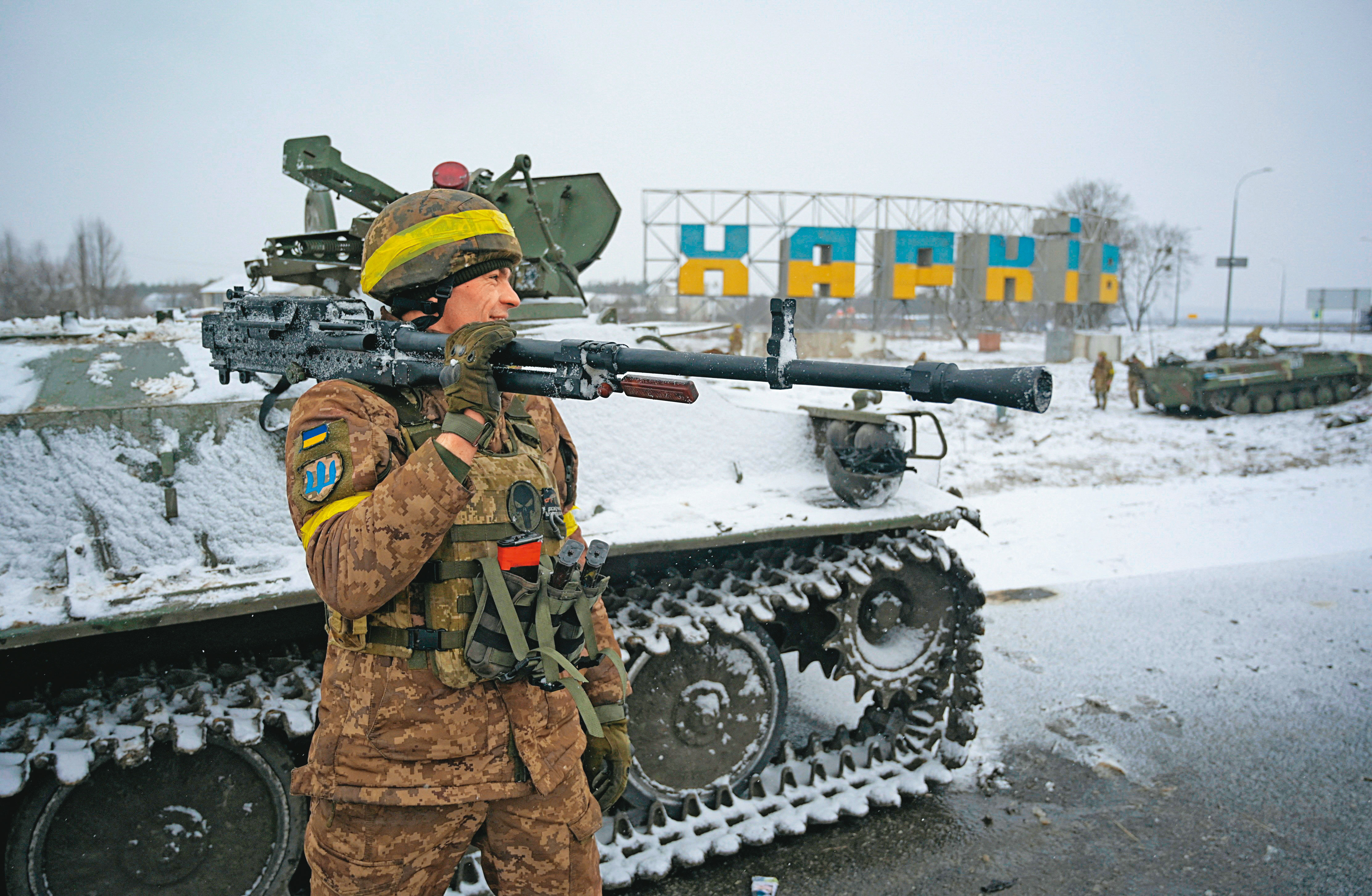 烏克蘭戰爭爆發以來，國民黨每天忙著指出美國沒有出兵協助，言下之意就是，那些指望美國會保護台灣的人應該醒醒。國民黨避免戰爭的唯一方法就是不要刺激中國。（達志影像）