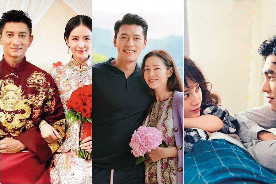 過往不少男女明星也是同戲生愛，有的甚至還結了婚。