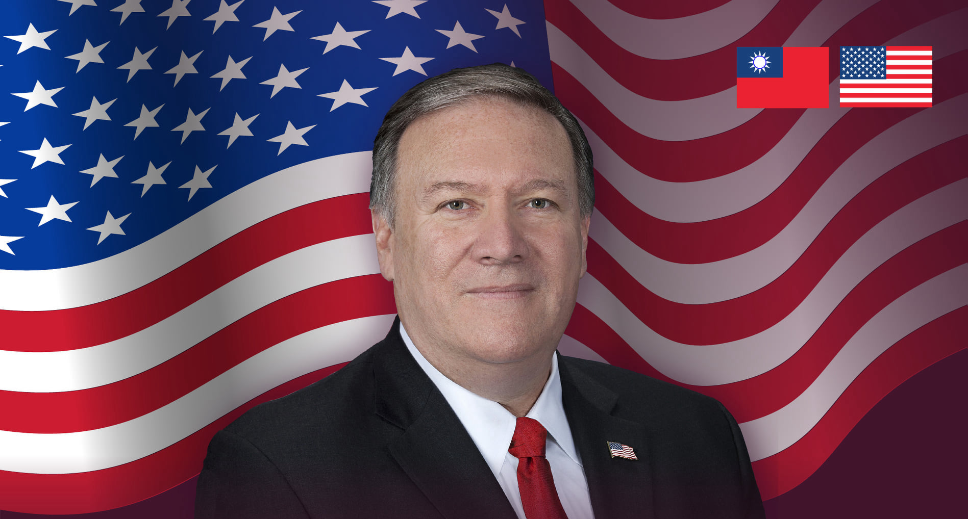 蓬佩奧明天將抵達台灣。（翻攝總統府發言人臉書）