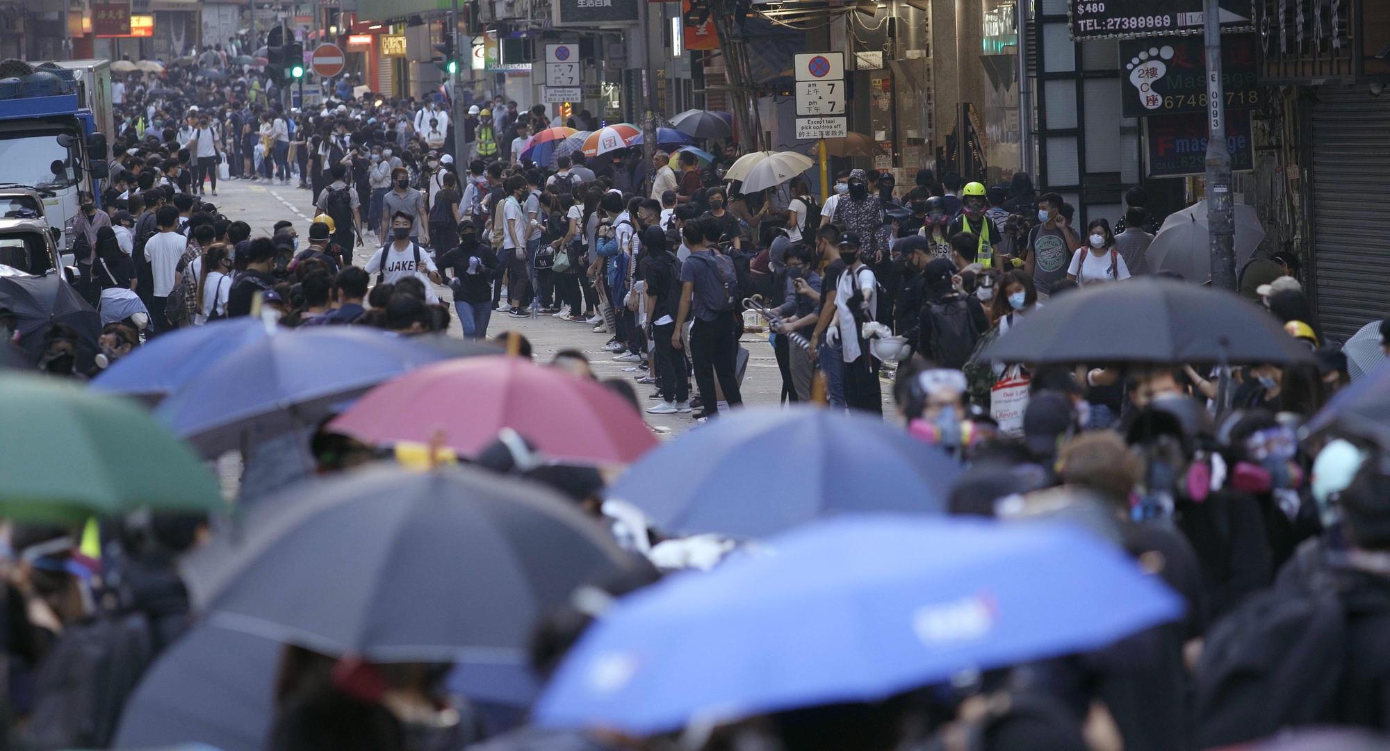 香港人在這起抗爭群起捍衛自由民主價值。（時代革命提供）