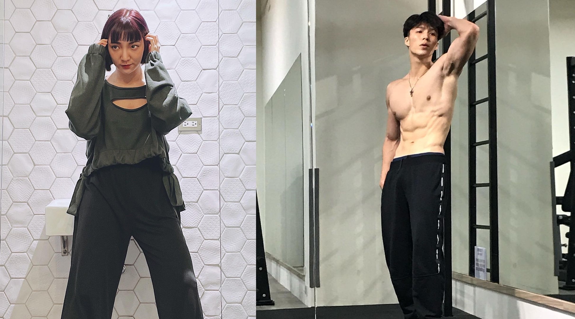 高雋雅（左）、林禹（右）認了彼此互有好感。（翻攝高雋雅、林禹IG）