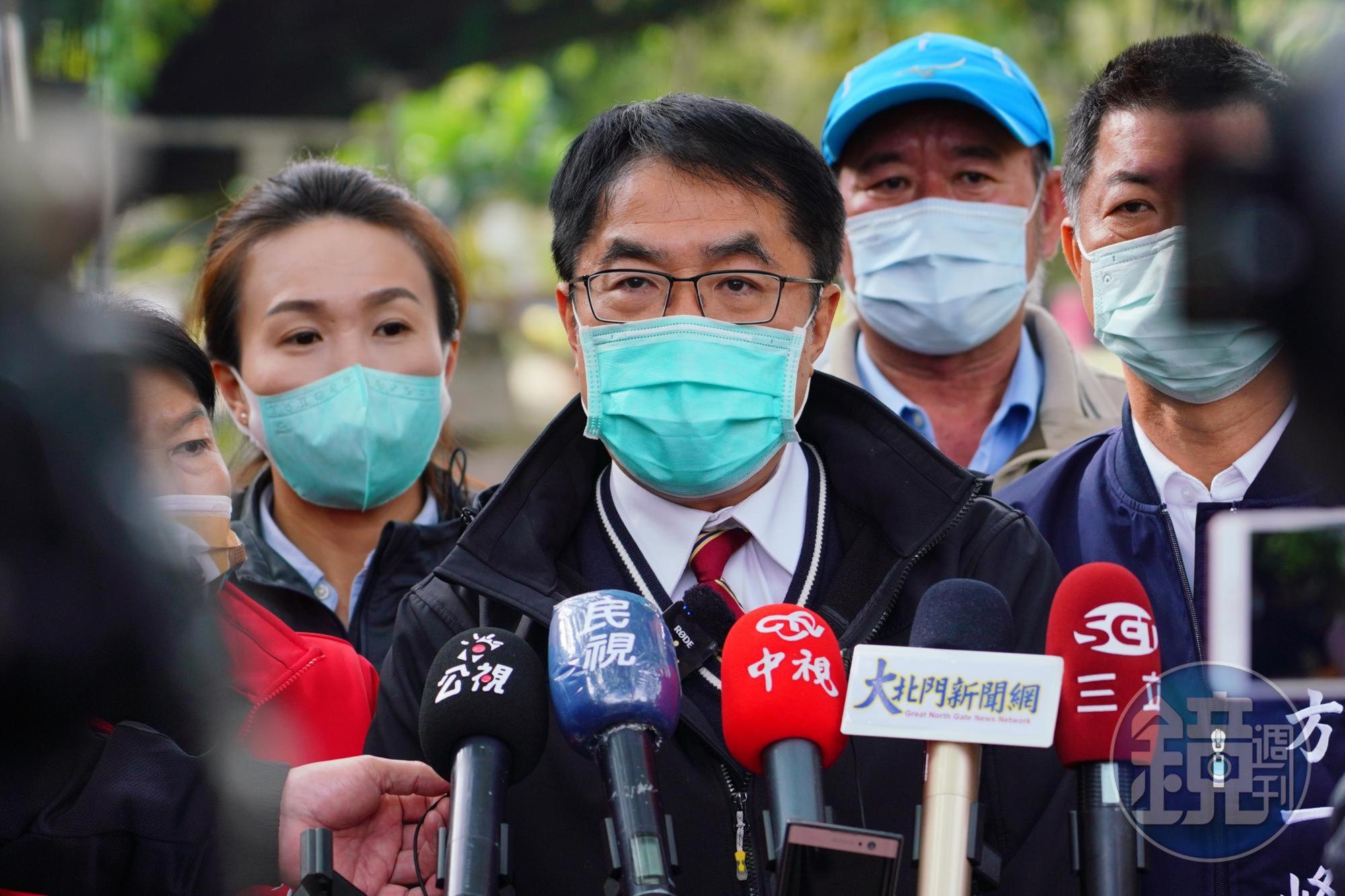 黃偉哲的線民風波讓連任之路出現變數,所幸今仍通過中執會徵召提名。(本刊資料照)