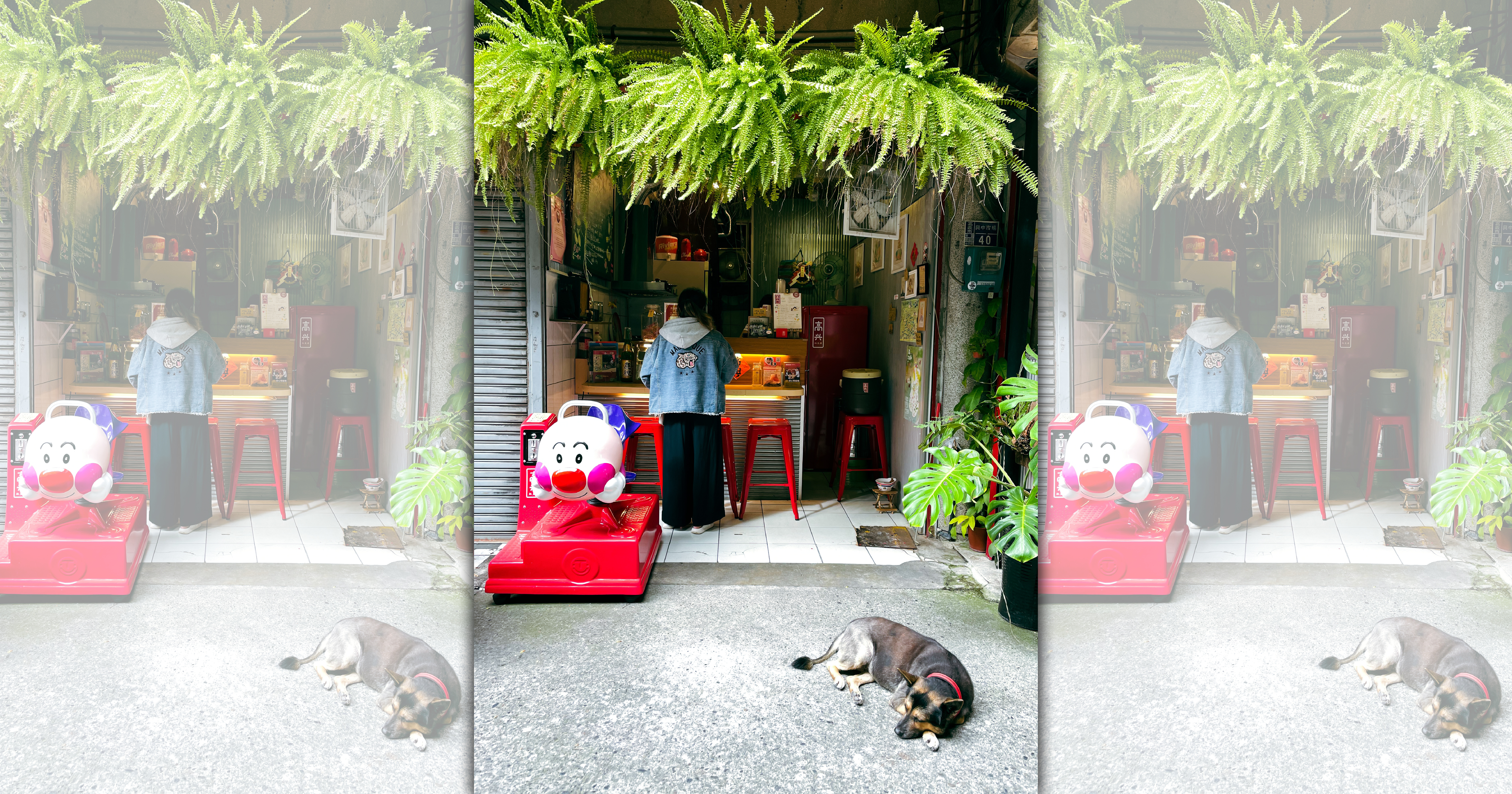 藏在嘉義老市場裡的「高興紅豆湯」。