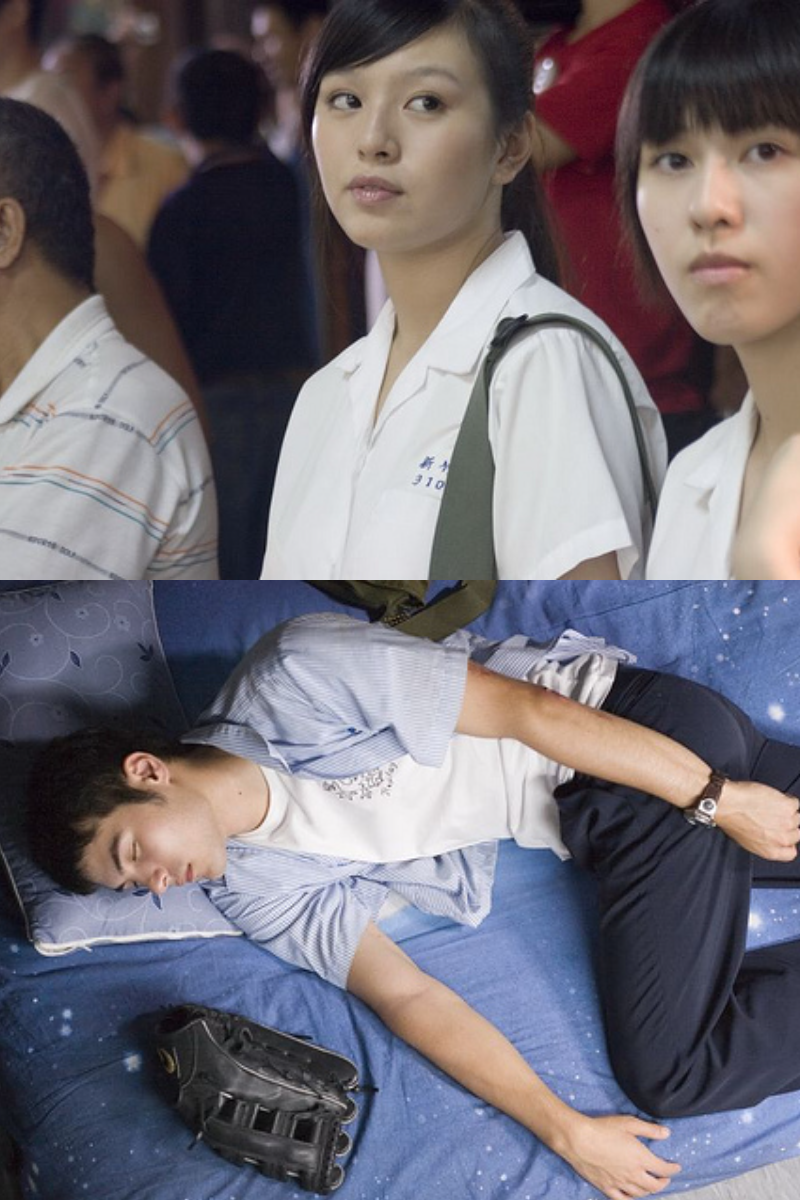 劉品言（上圖）、鳳小岳（下圖）皆參與2008年電影《九降風》的演出。（翻攝自隨意窩）