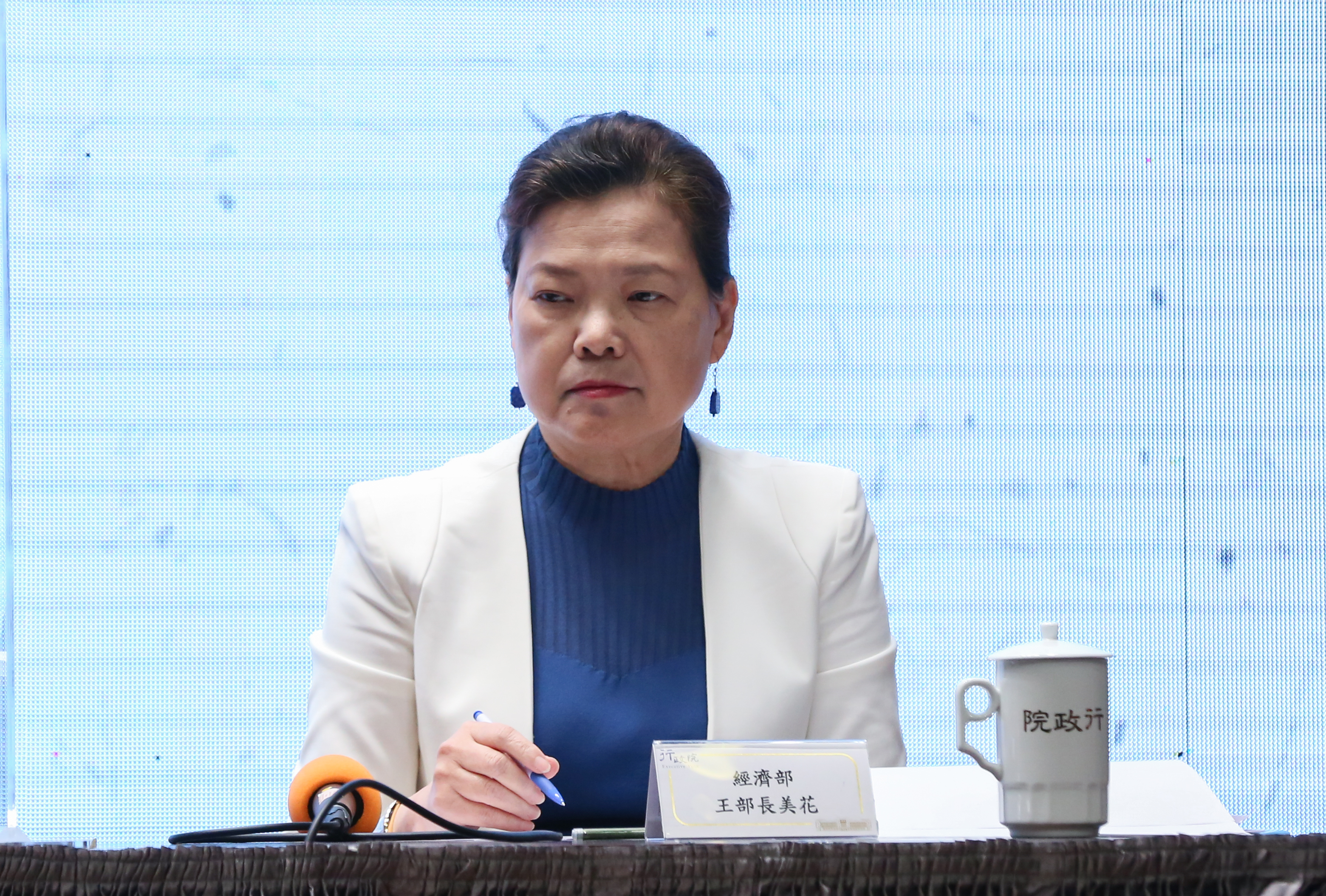 行政院發言人羅秉成表示，經濟部長王美花（圖）向院長蘇貞昌自請處分。（本刊資料照）