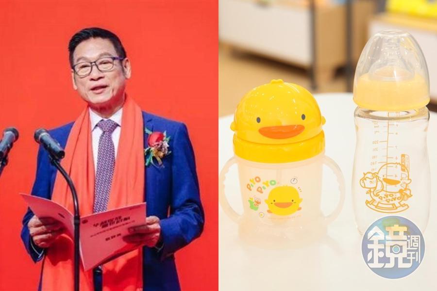 擁有「黃色小鴨」嬰幼品牌的東凌-KY（右圖），將被神祕鞋王張聰淵（左圖）家族收購。（左圖翻攝自全景網、右圖為本刊資料照）