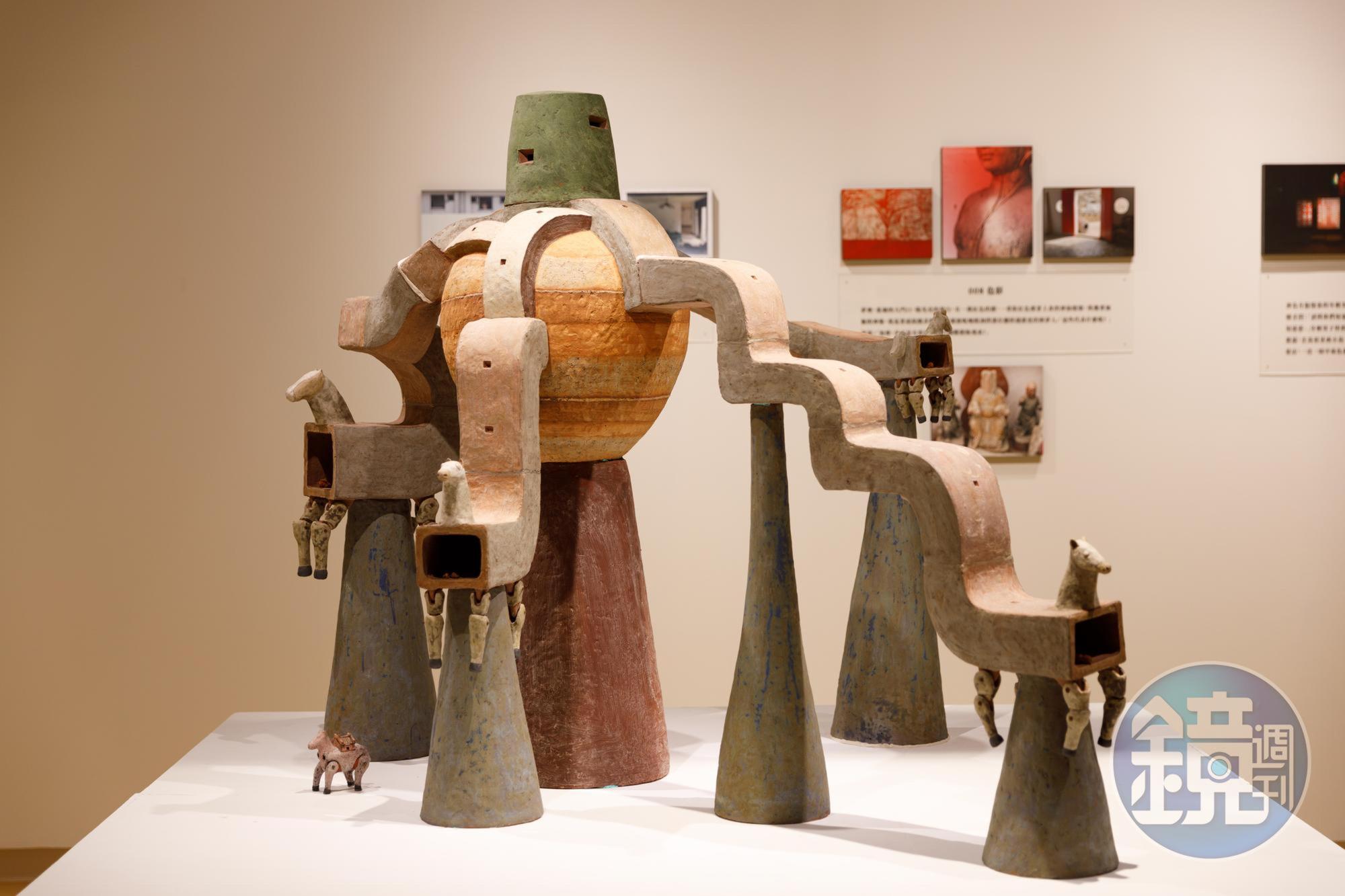 主要展品置於東莒的陶藝藝術團隊「土偶claydol」作品在此也能看到。