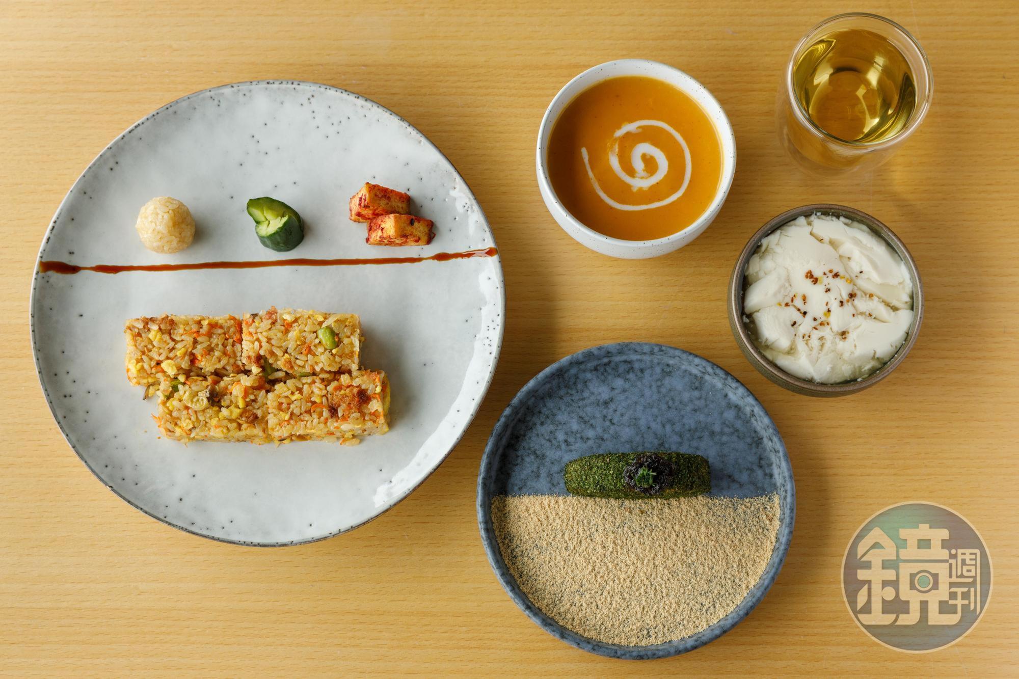 馬祖國際藝術島「島嶼味蕾實驗室」的限定餐食，道道都有馬祖 「味」。（690元／份）