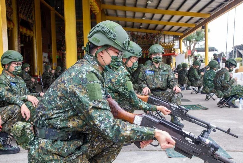 陸軍206旅步3營報到率99%，約400餘人入營。（翻攝自軍聞社）