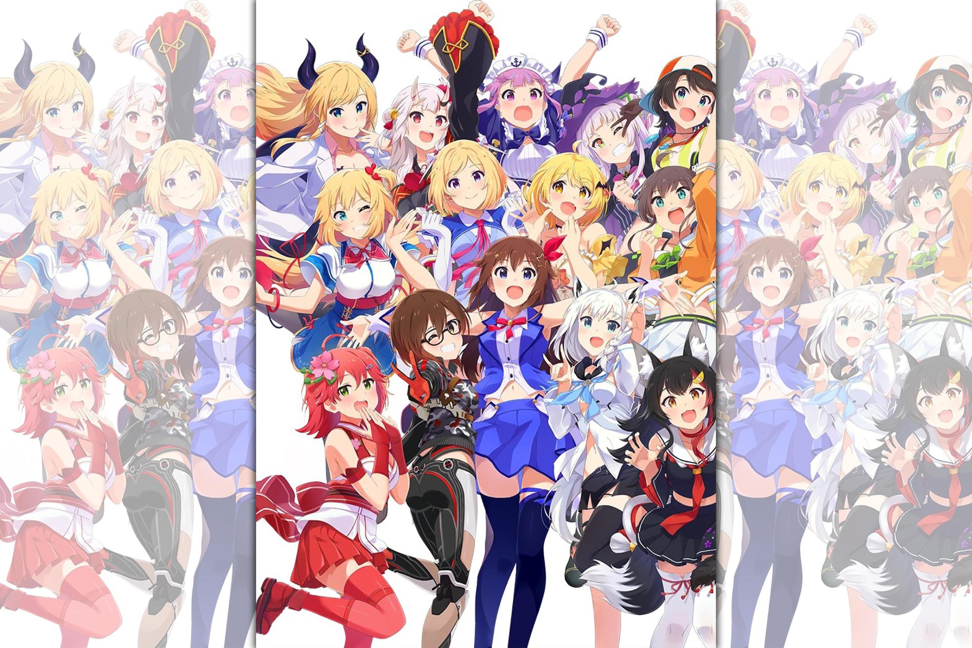 去年全球YouTuber前10大「抖內」排行,日本Hololive旗下虛擬網紅包辦前9名。(翻攝Hololive官網)