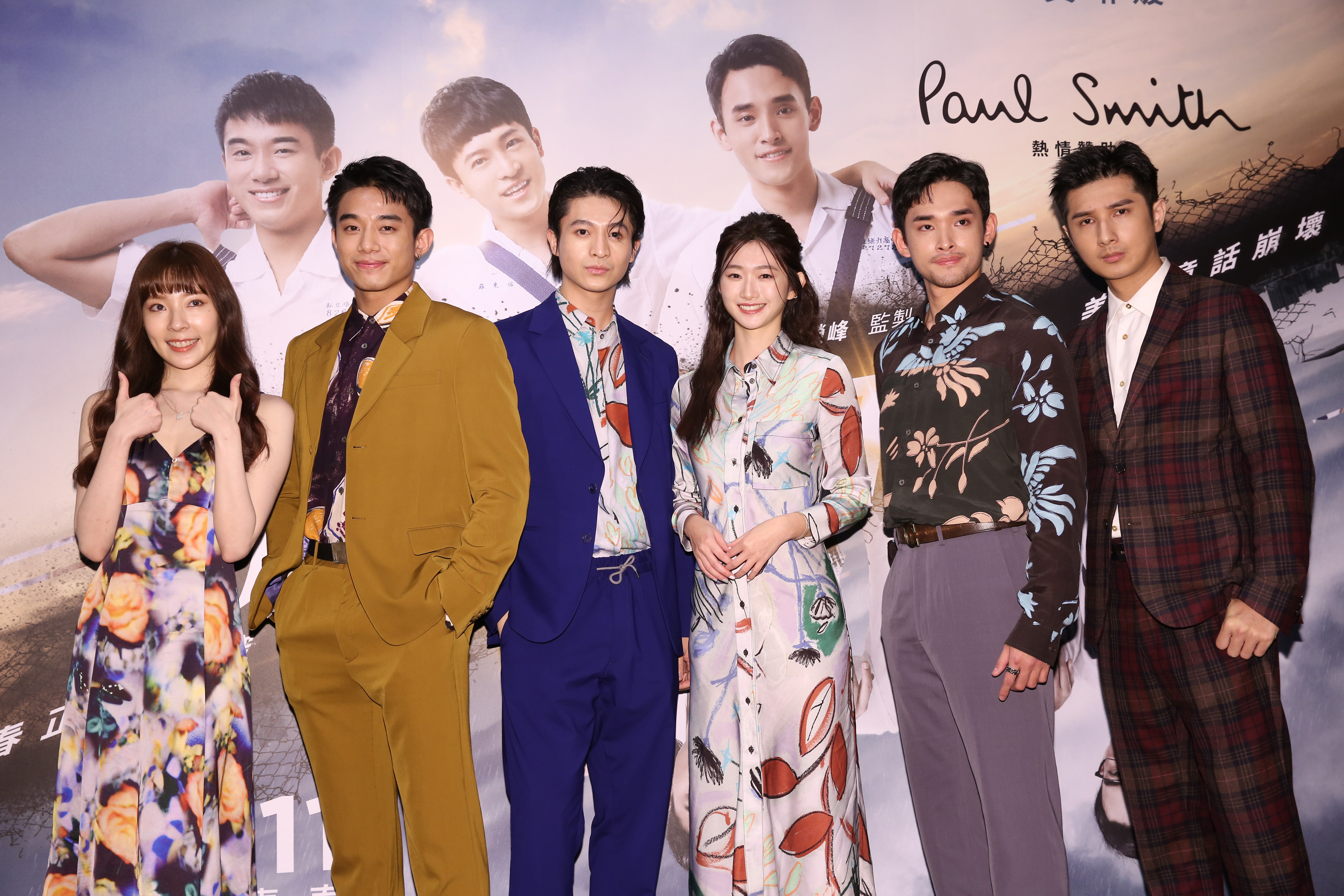 主配角群演出自然生動，獲得導演大讚。左起黃琳媛、初孟軒、呂晉宇、晏柔中、商鼎、邱品程。