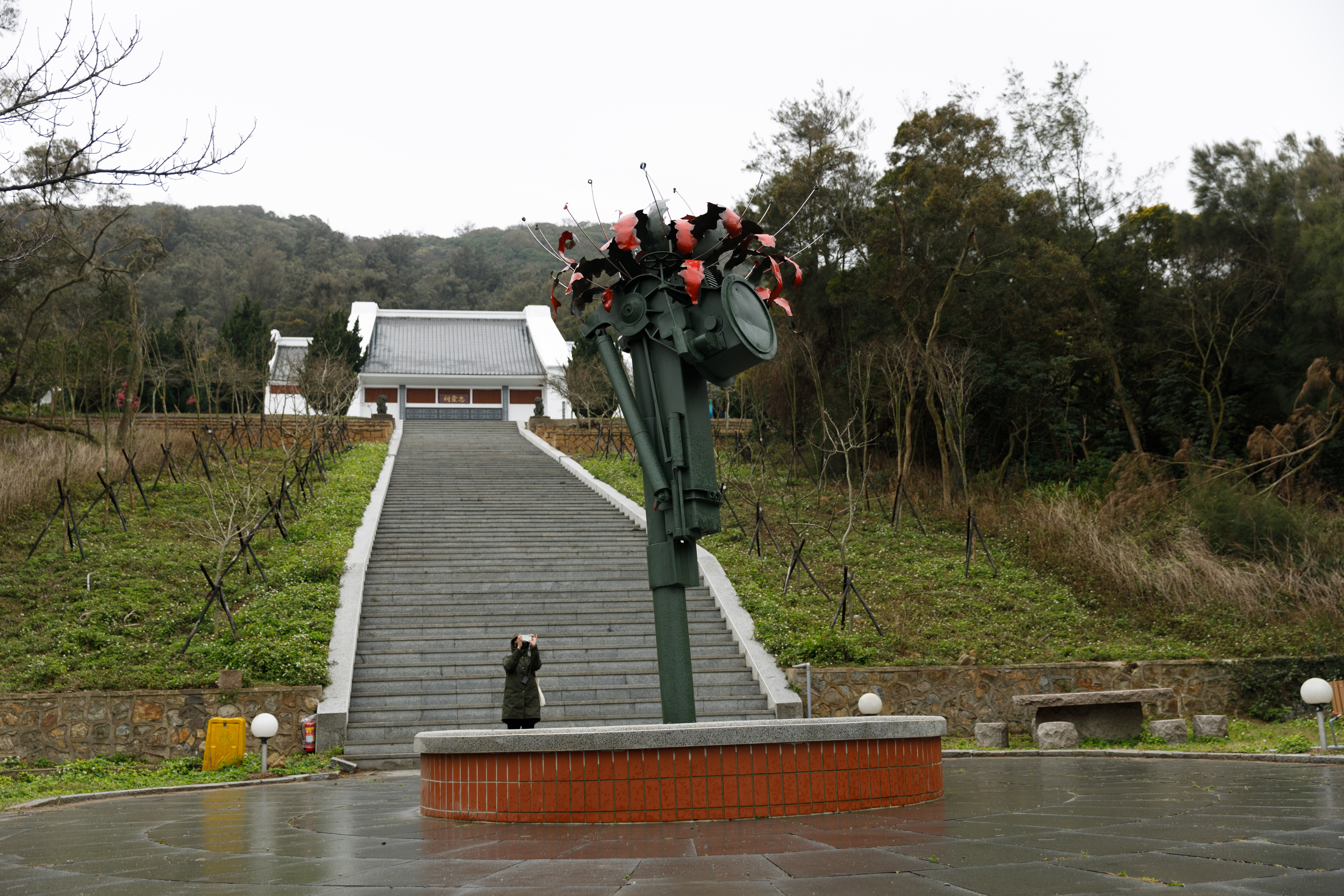 軍人紀念公園的《珠螺村藝術裝置》未來將持續停留，盼望人煙罕至的公園可再次吸引人潮。 