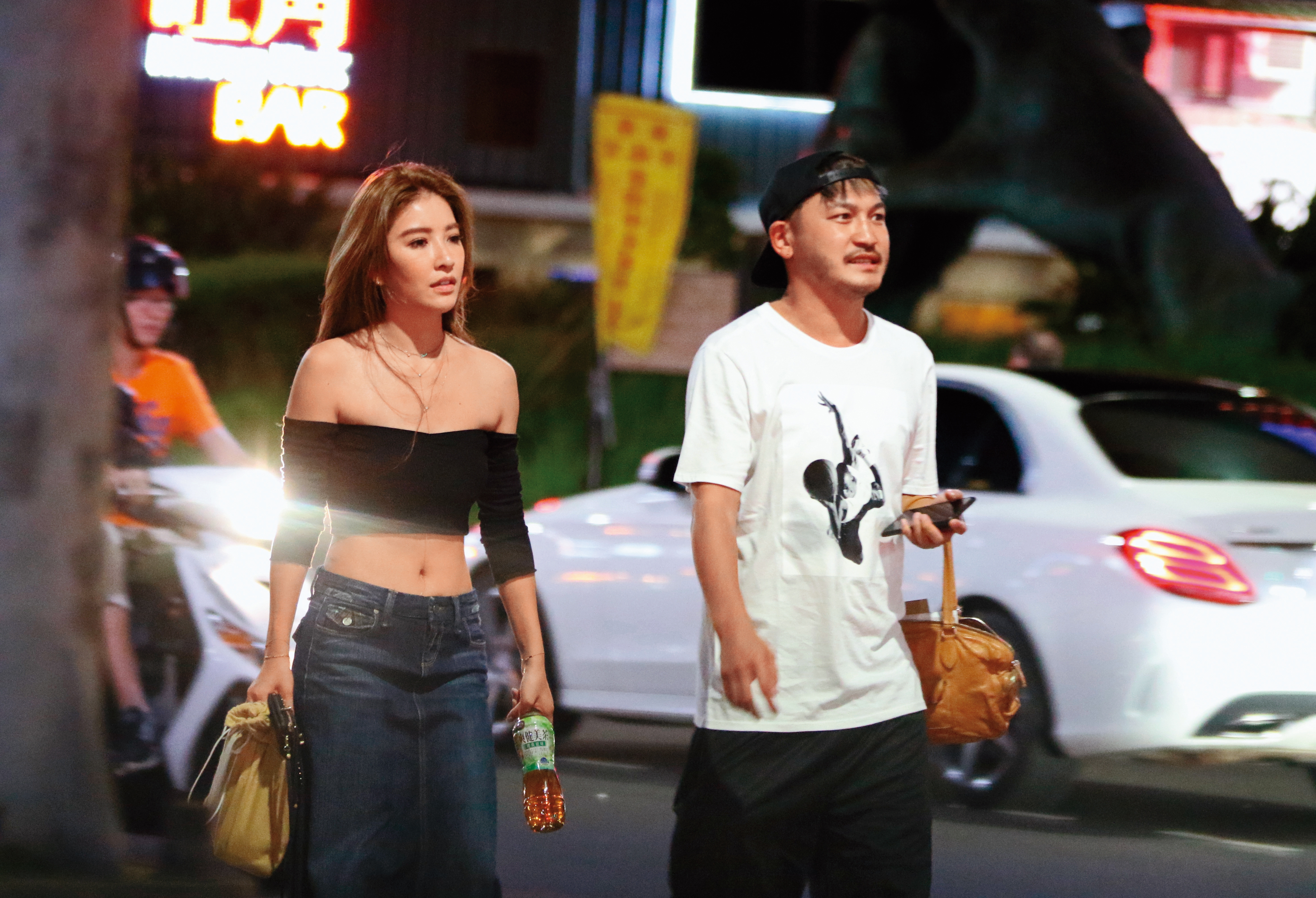 2017年KID被拍到和許維恩（左）約會，兩人當時關係已經不如過去般甜蜜。