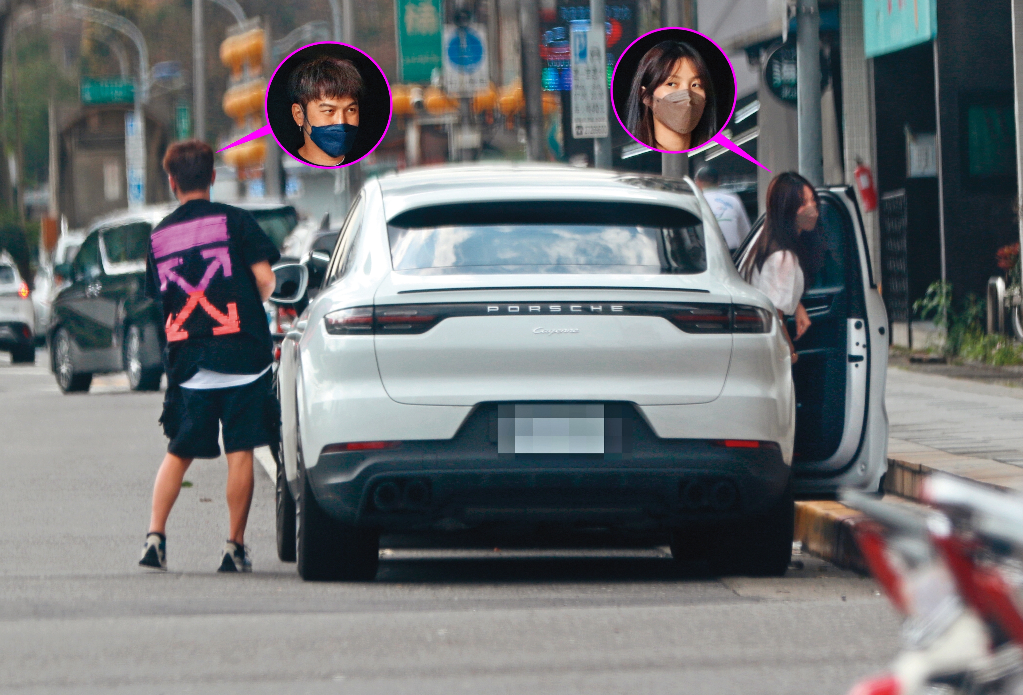 3/1 14：55，KID換開Porsche Cayenne豪華休旅車，感覺得出目前生活已經要朝舒適居家方向前進。