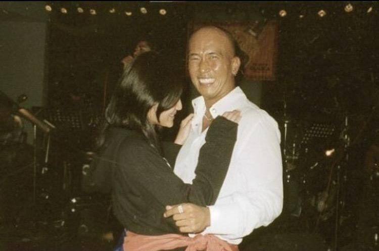 大S和具俊曄24年前的合照。(翻攝自微博)