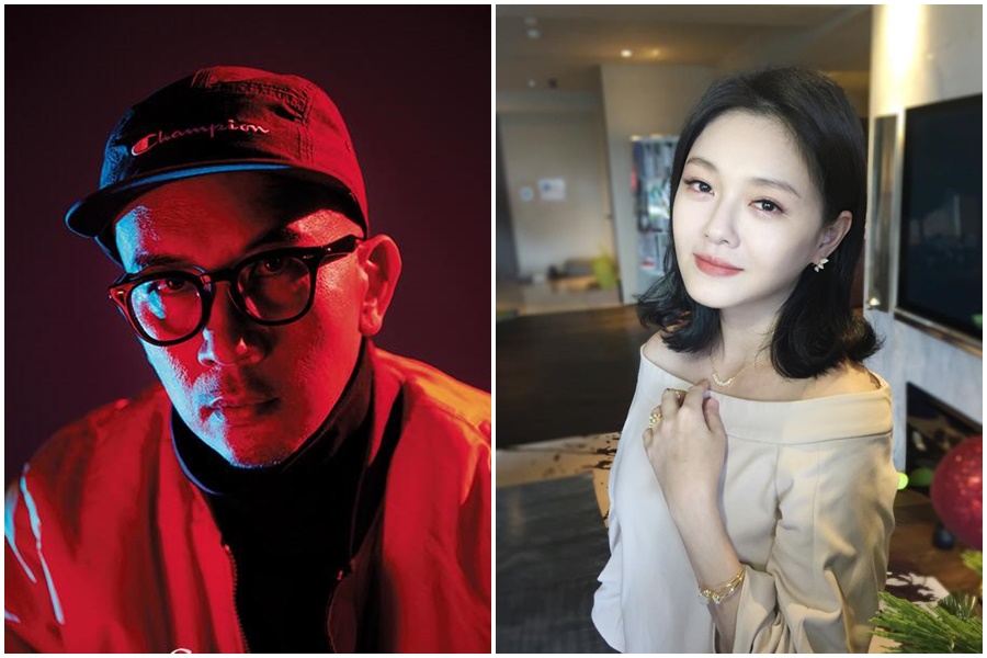 大S（右）再婚具俊曄（左），兩性作家分析大S多少有些較勁前夫的意味在。（翻攝自DJ Koo、大S徐熙媛臉書）